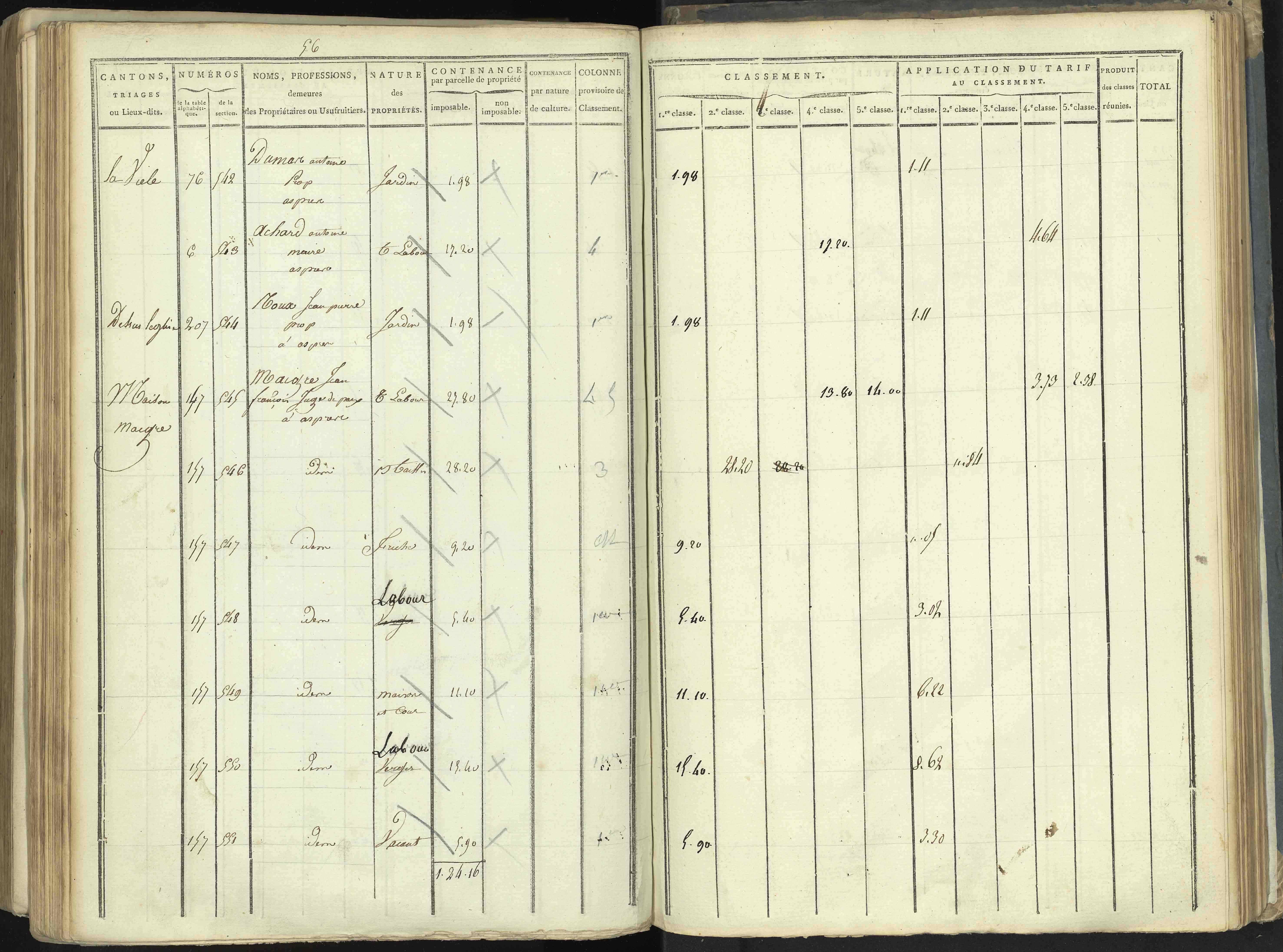 Aspres-lès-Corps - 3 P 176/5 - 3 P 176/5 - Section E