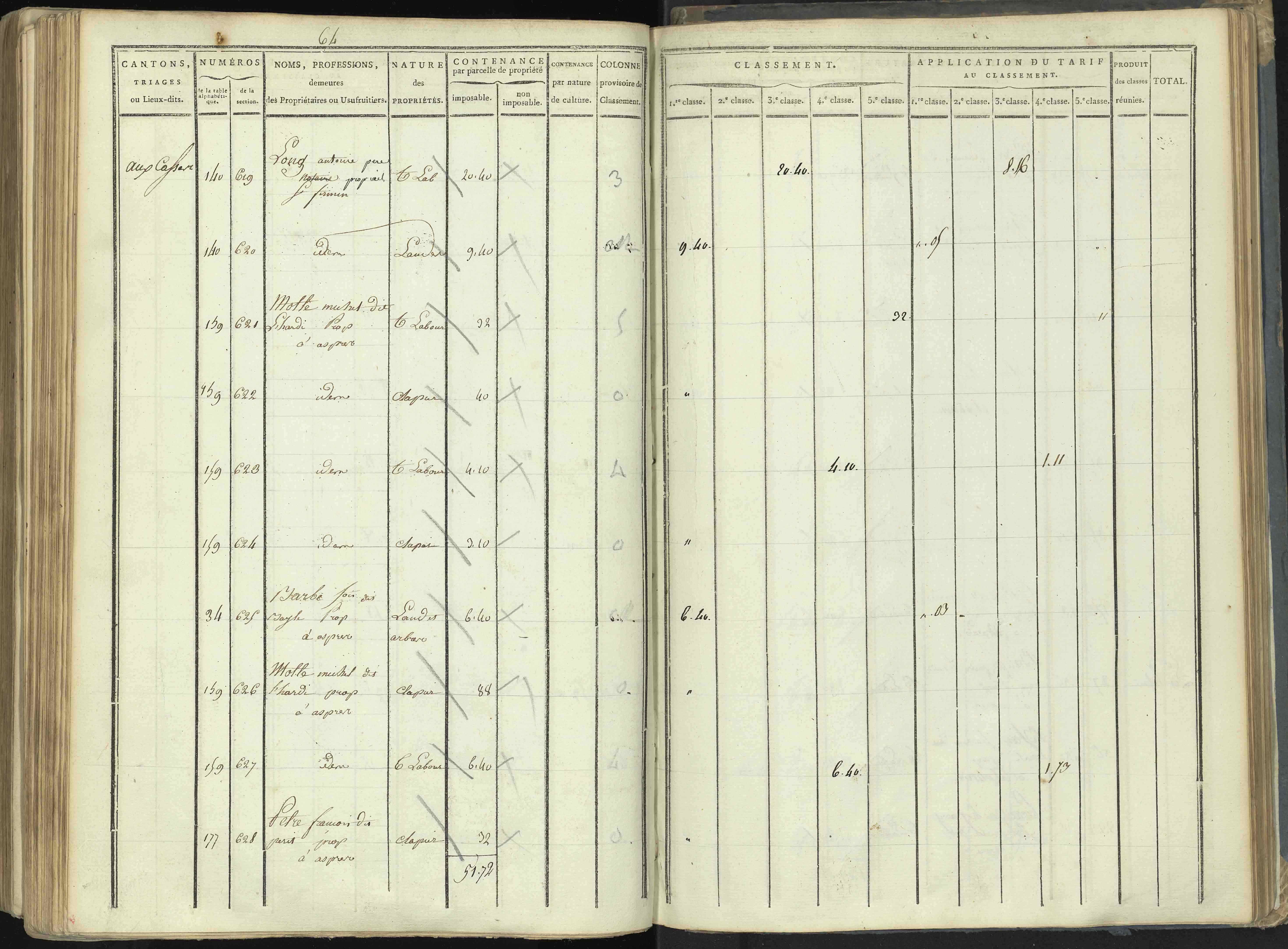 Aspres-lès-Corps - 3 P 176/5 - 3 P 176/5 - Section E