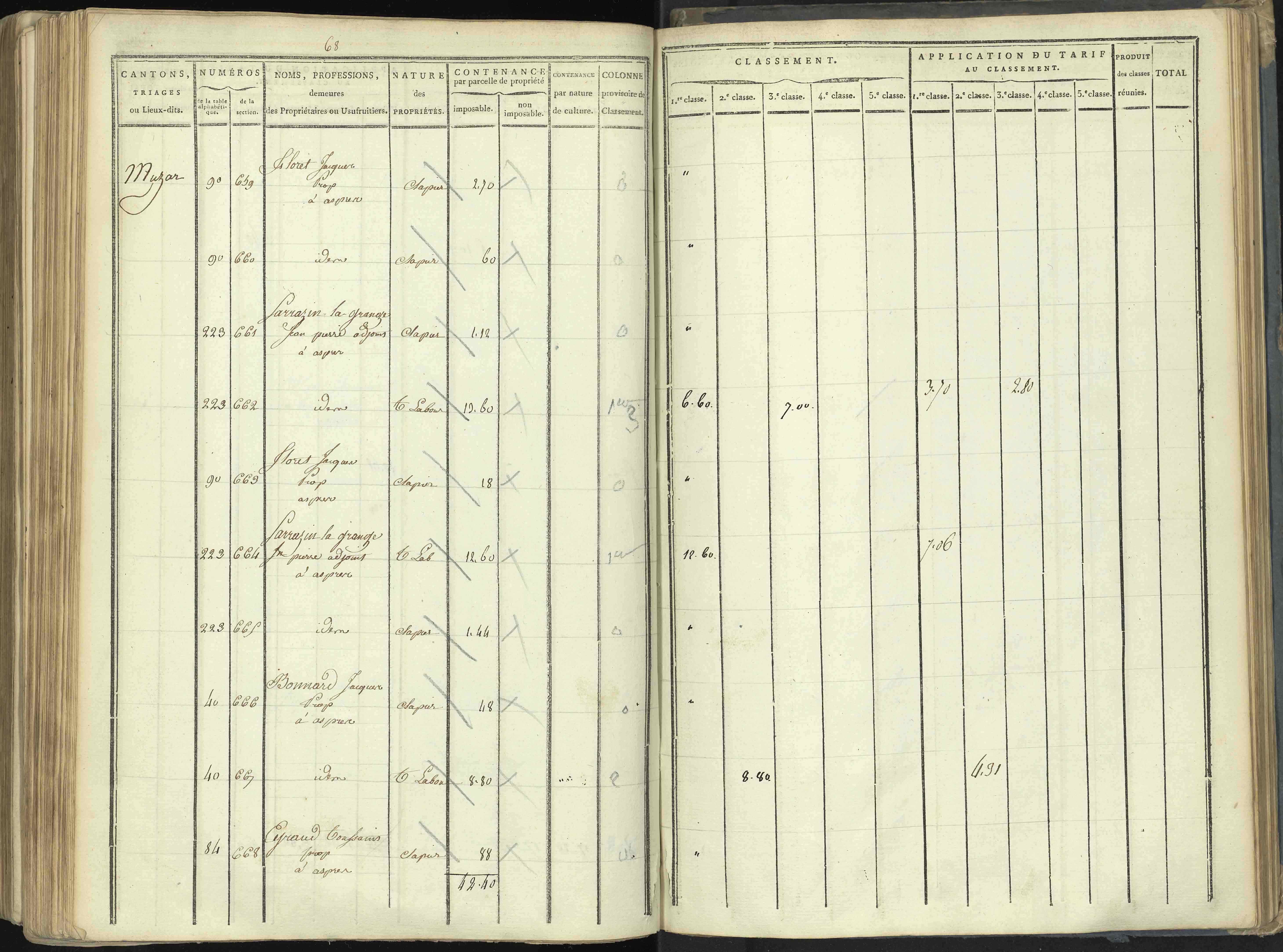 Aspres-lès-Corps - 3 P 176/5 - 3 P 176/5 - Section E