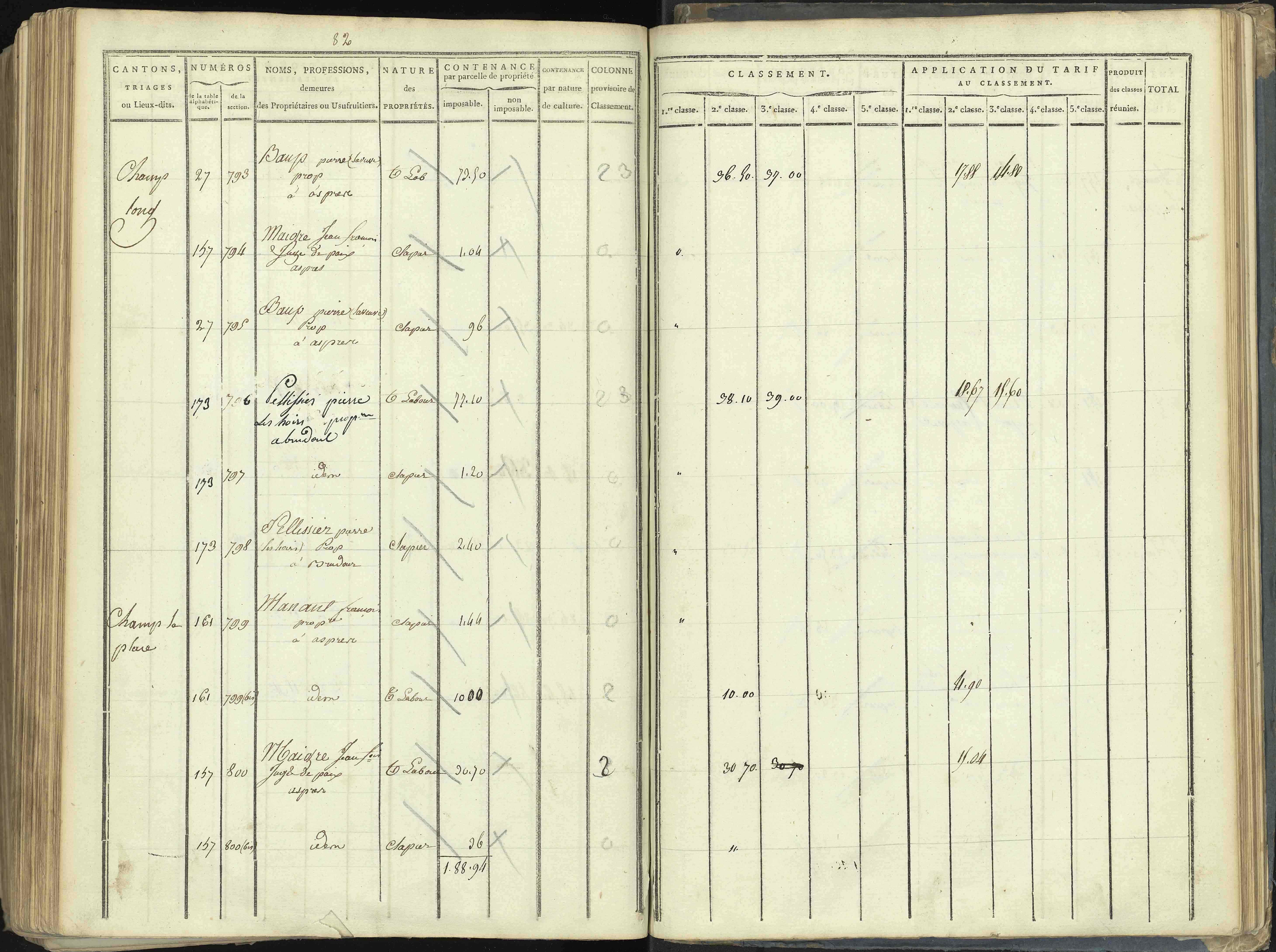 Aspres-lès-Corps - 3 P 176/5 - 3 P 176/5 - Section E