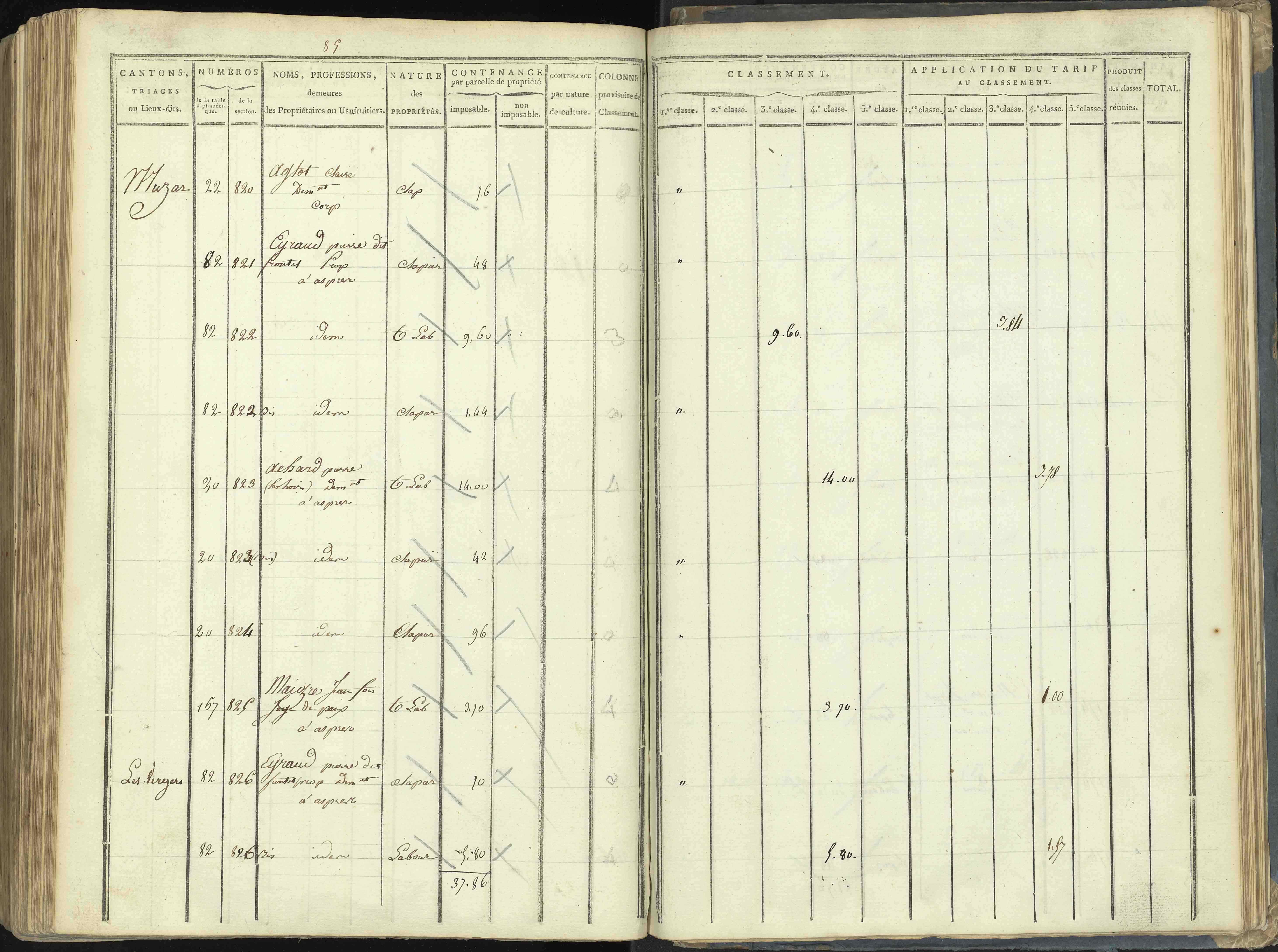 Aspres-lès-Corps - 3 P 176/5 - 3 P 176/5 - Section E