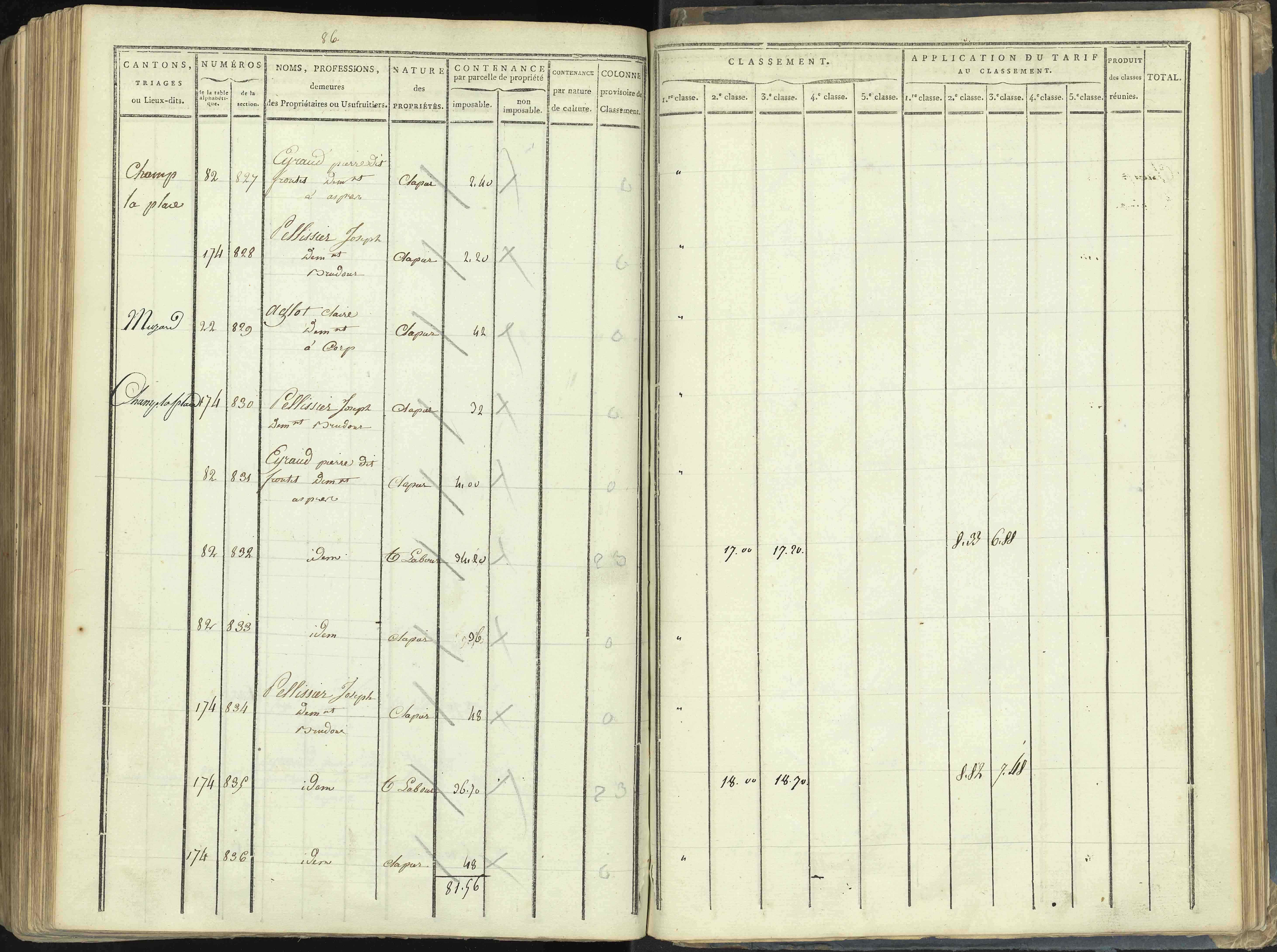 Aspres-lès-Corps - 3 P 176/5 - 3 P 176/5 - Section E