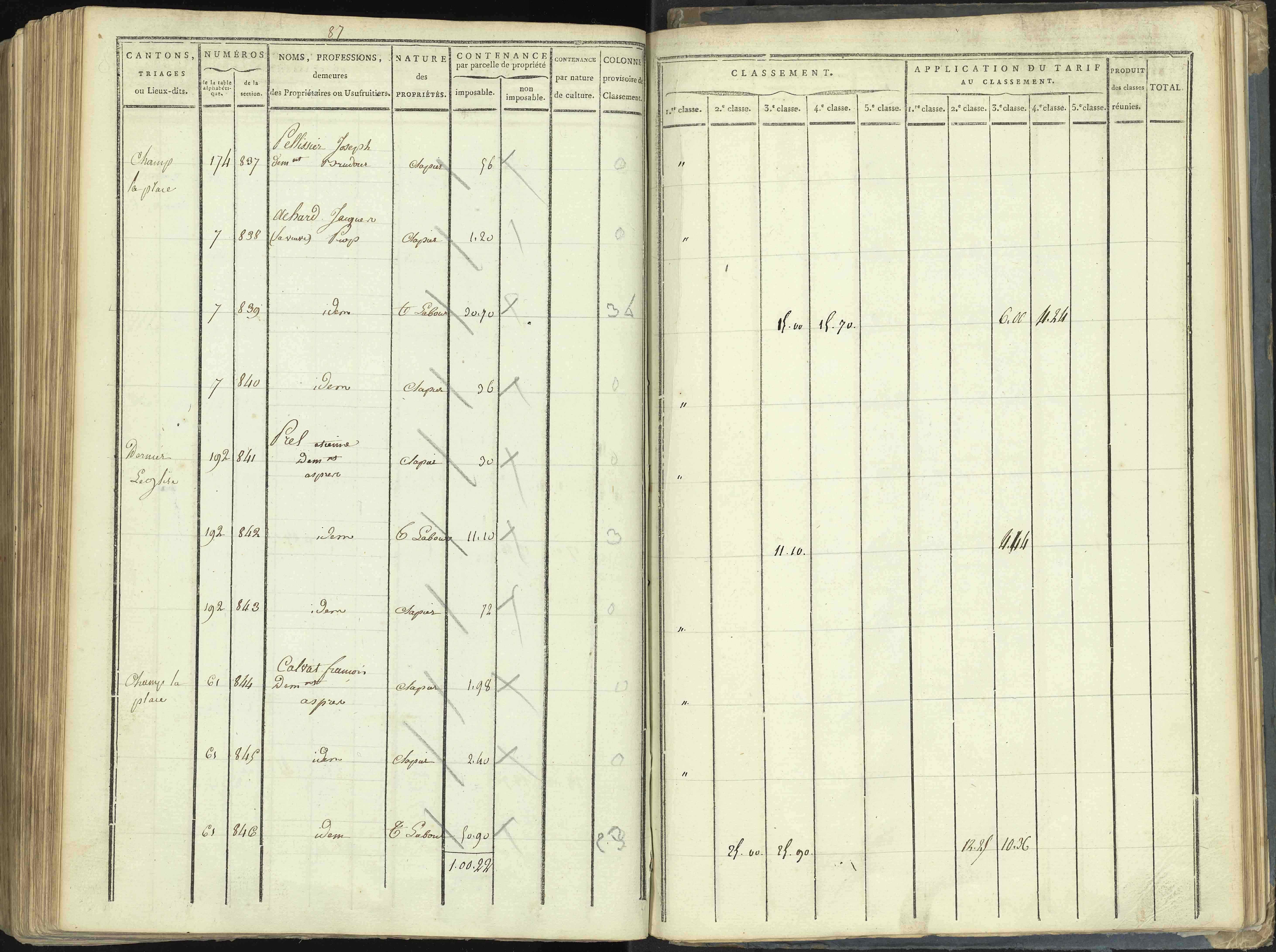 Aspres-lès-Corps - 3 P 176/5 - 3 P 176/5 - Section E