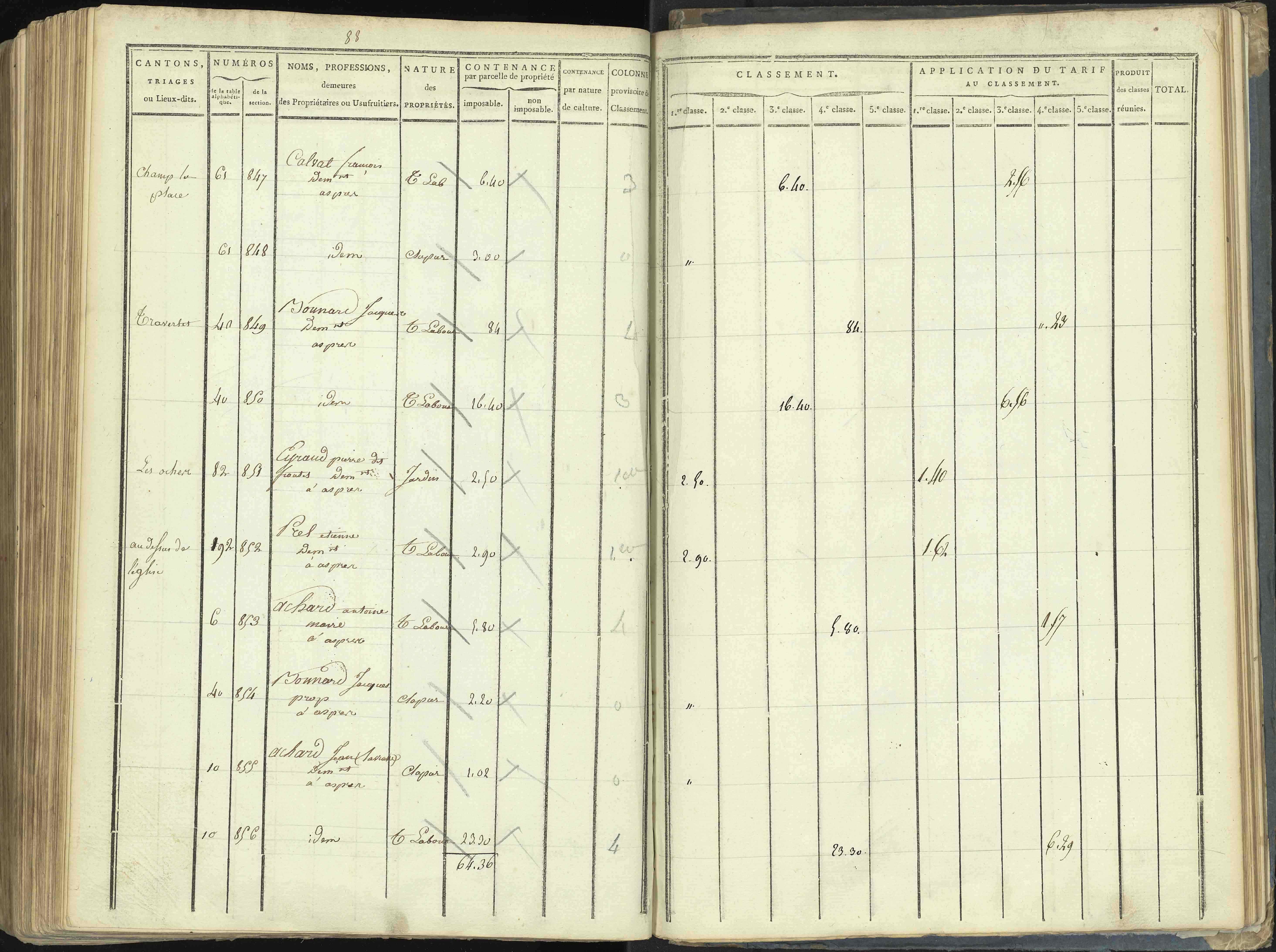 Aspres-lès-Corps - 3 P 176/5 - 3 P 176/5 - Section E