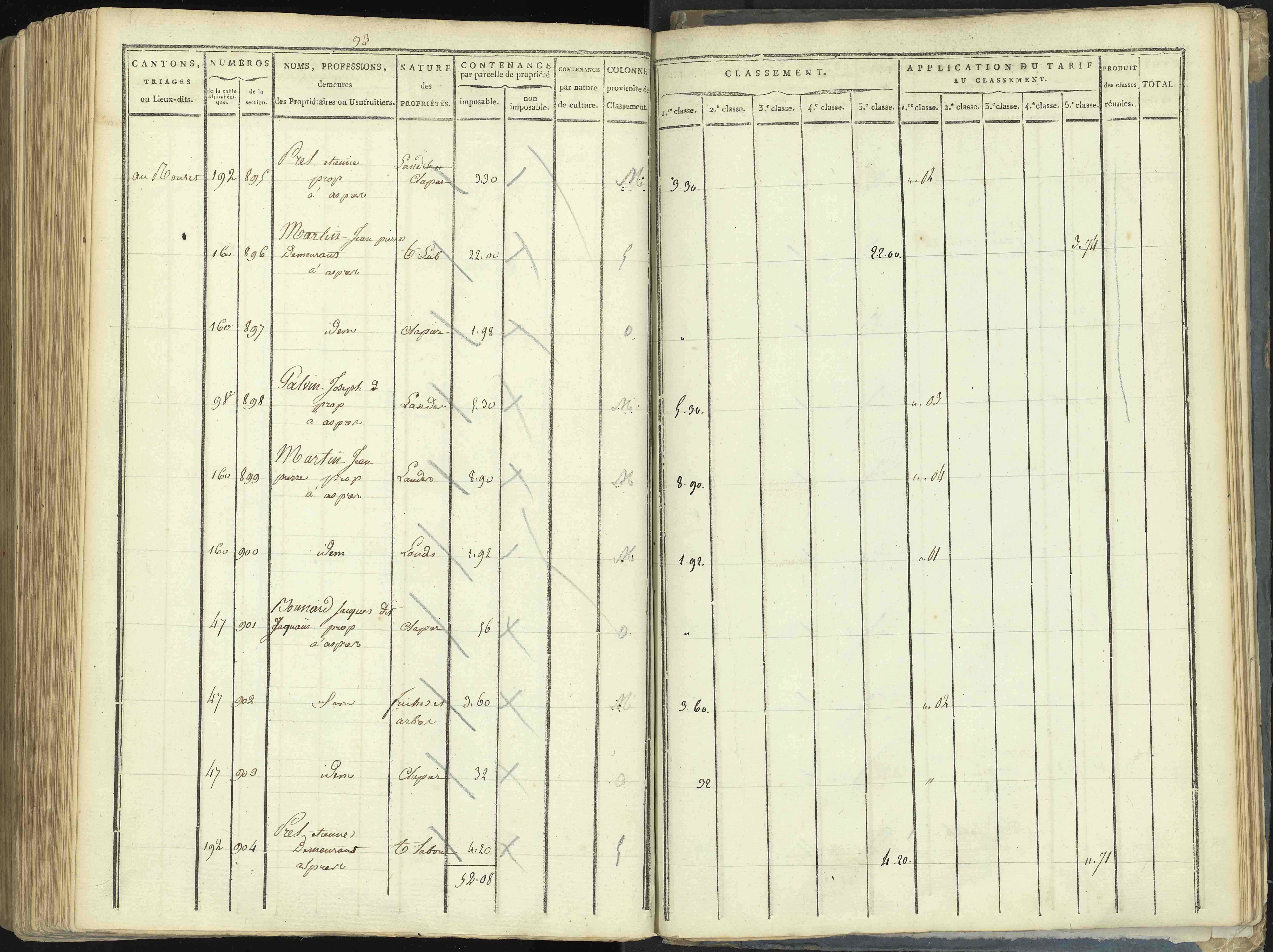 Aspres-lès-Corps - 3 P 176/5 - 3 P 176/5 - Section E