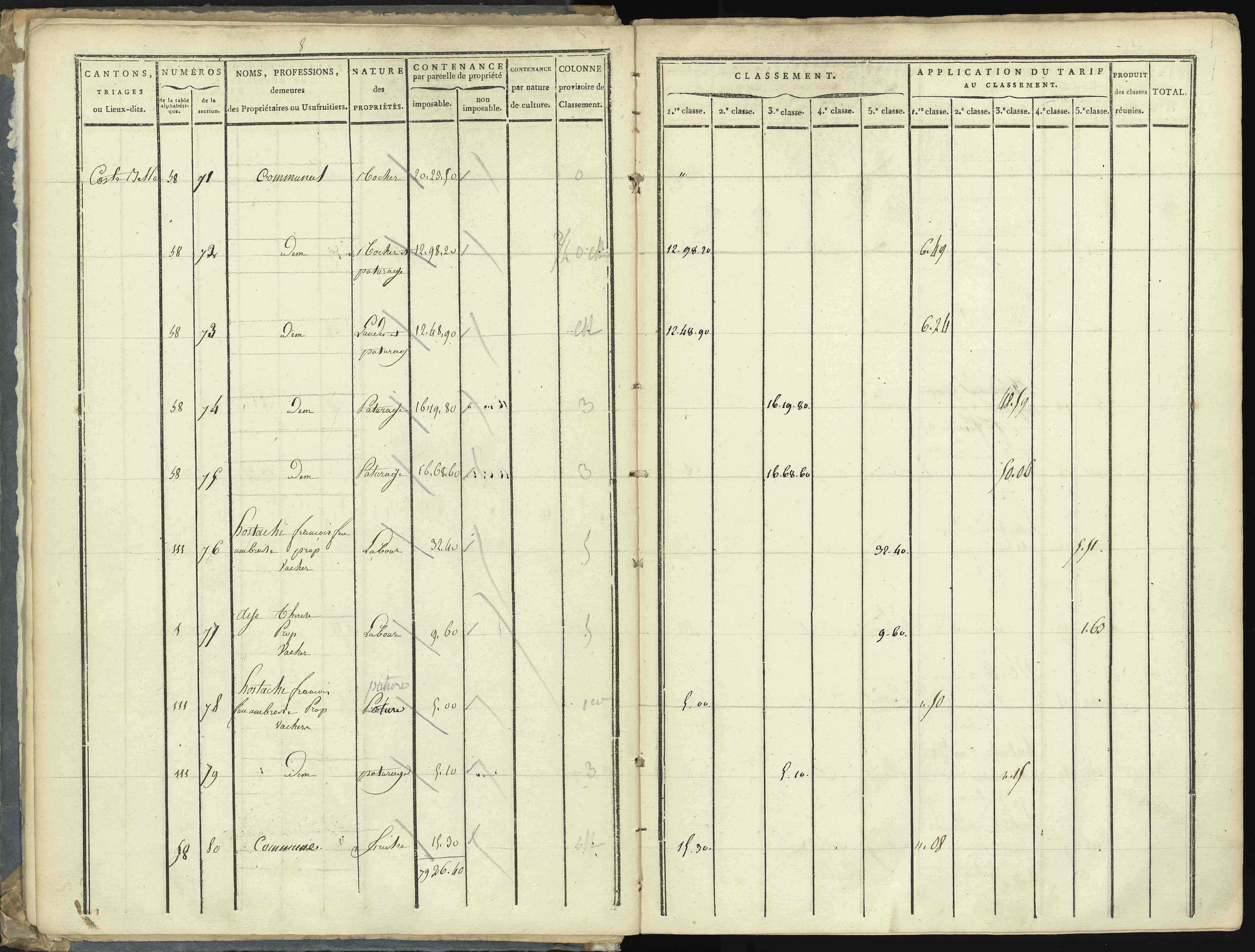 Aspres-lès-Corps - 3 P 176/1 - 3 P 176/1 - Section A