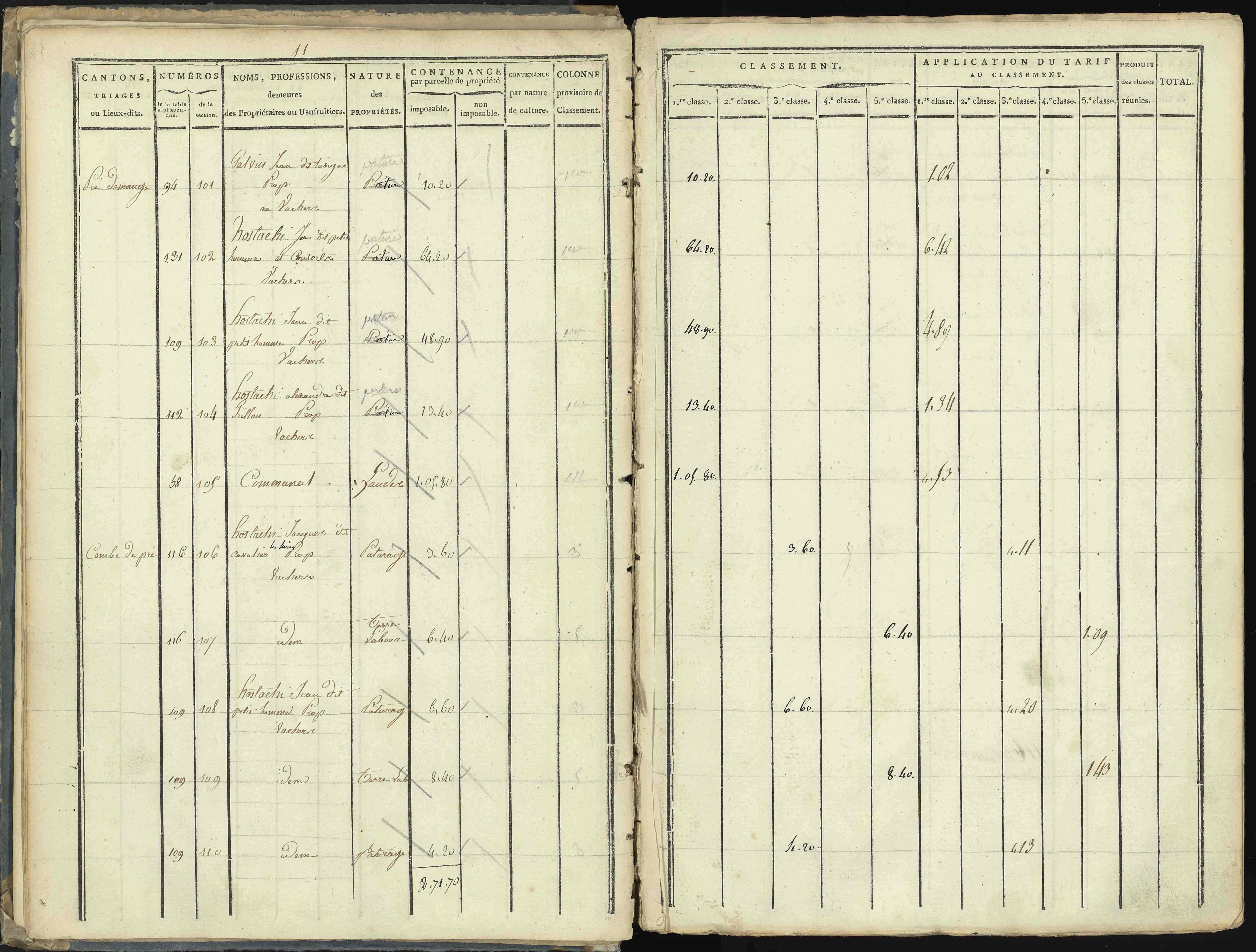 Aspres-lès-Corps - 3 P 176/1 - 3 P 176/1 - Section A
