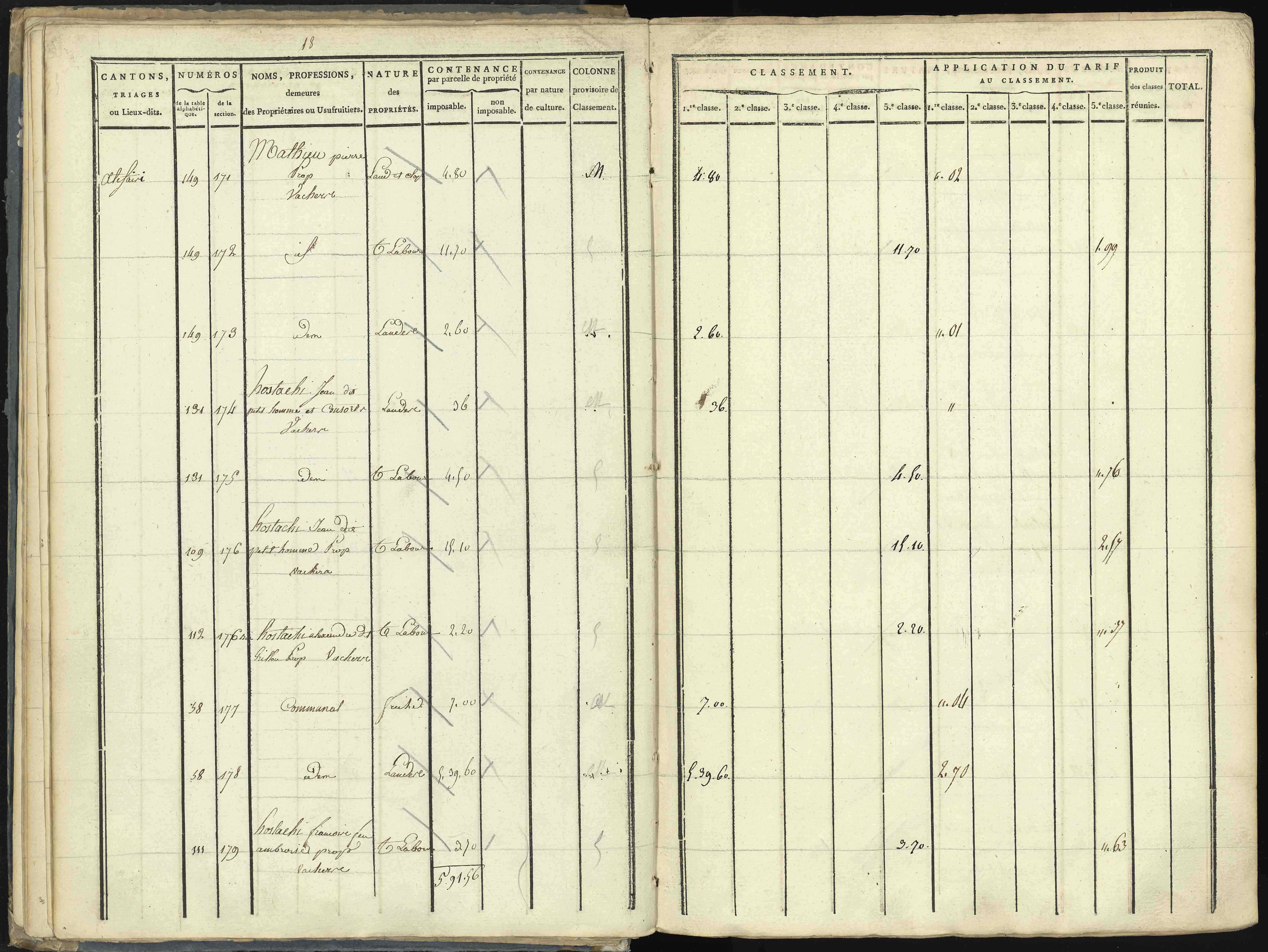 Aspres-lès-Corps - 3 P 176/1 - 3 P 176/1 - Section A
