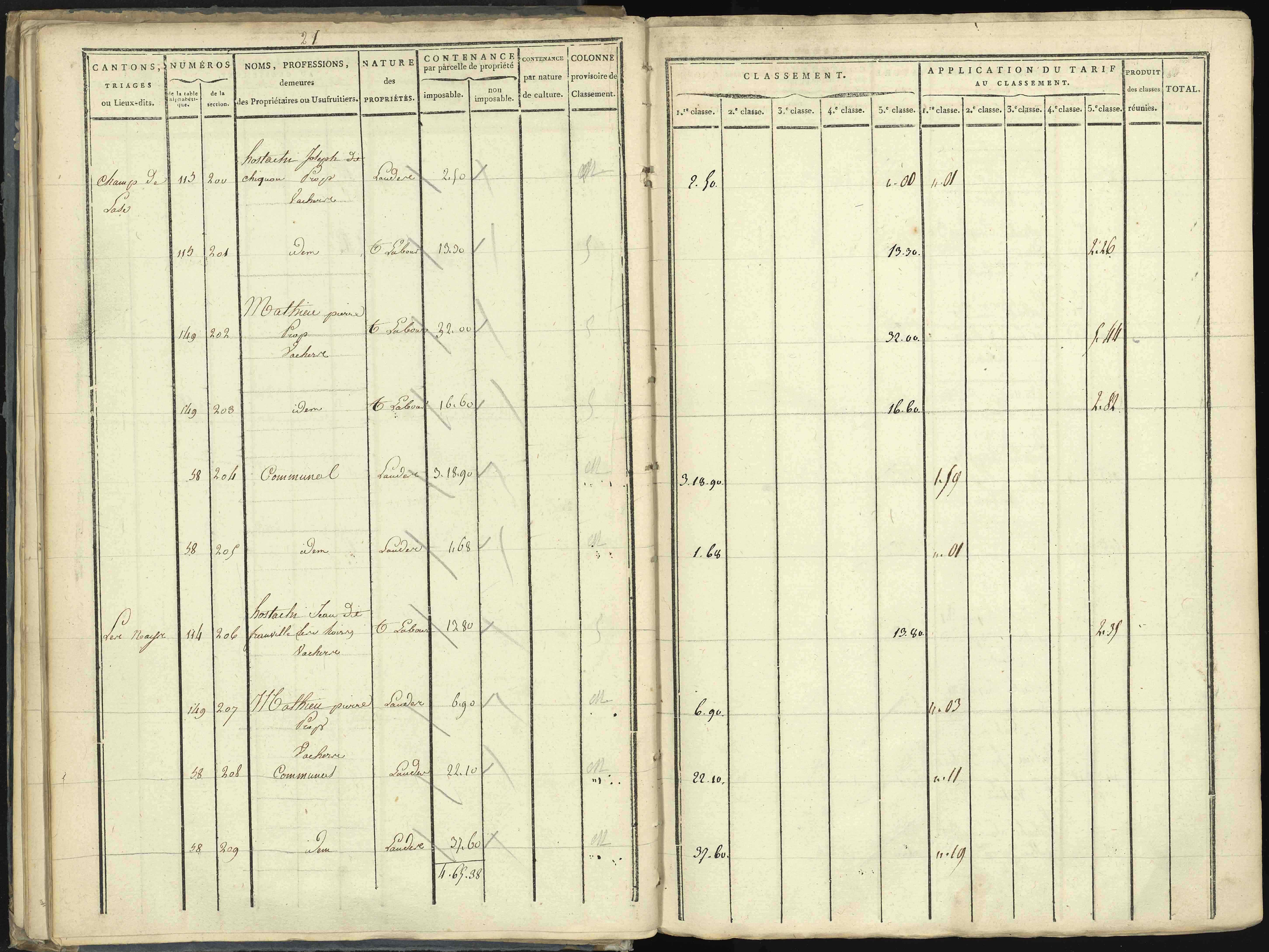 Aspres-lès-Corps - 3 P 176/1 - 3 P 176/1 - Section A