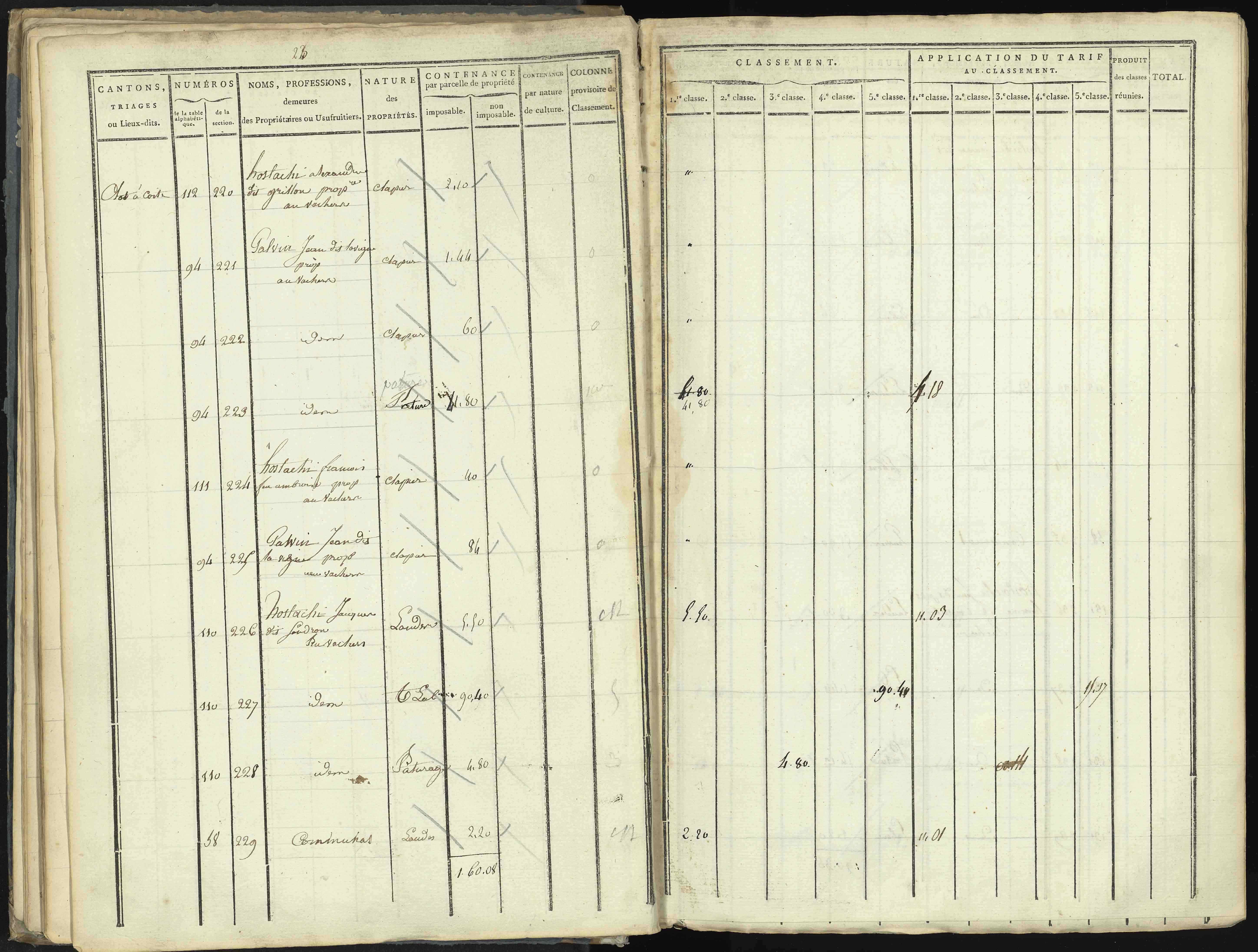Aspres-lès-Corps - 3 P 176/1 - 3 P 176/1 - Section A