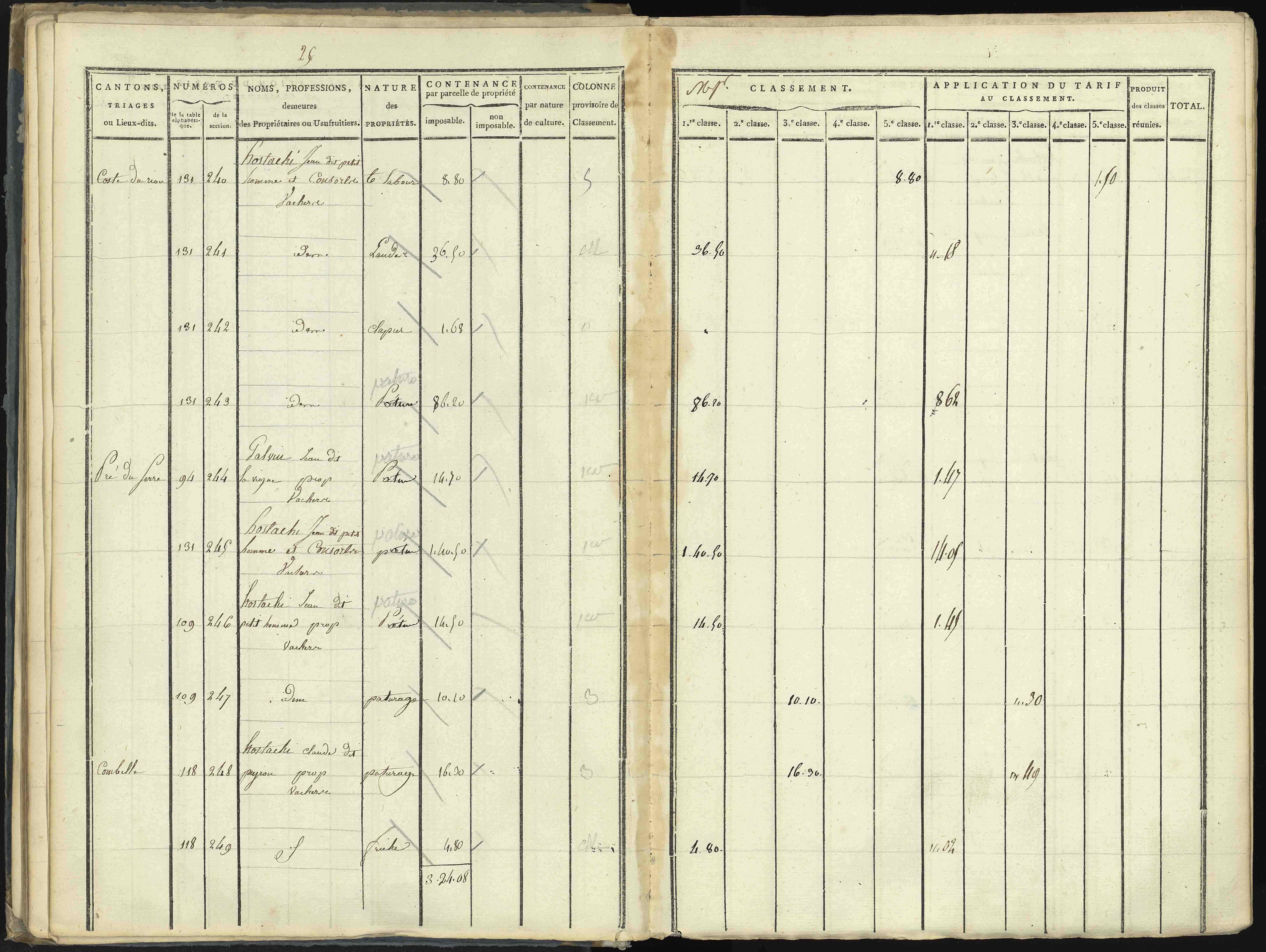 Aspres-lès-Corps - 3 P 176/1 - 3 P 176/1 - Section A