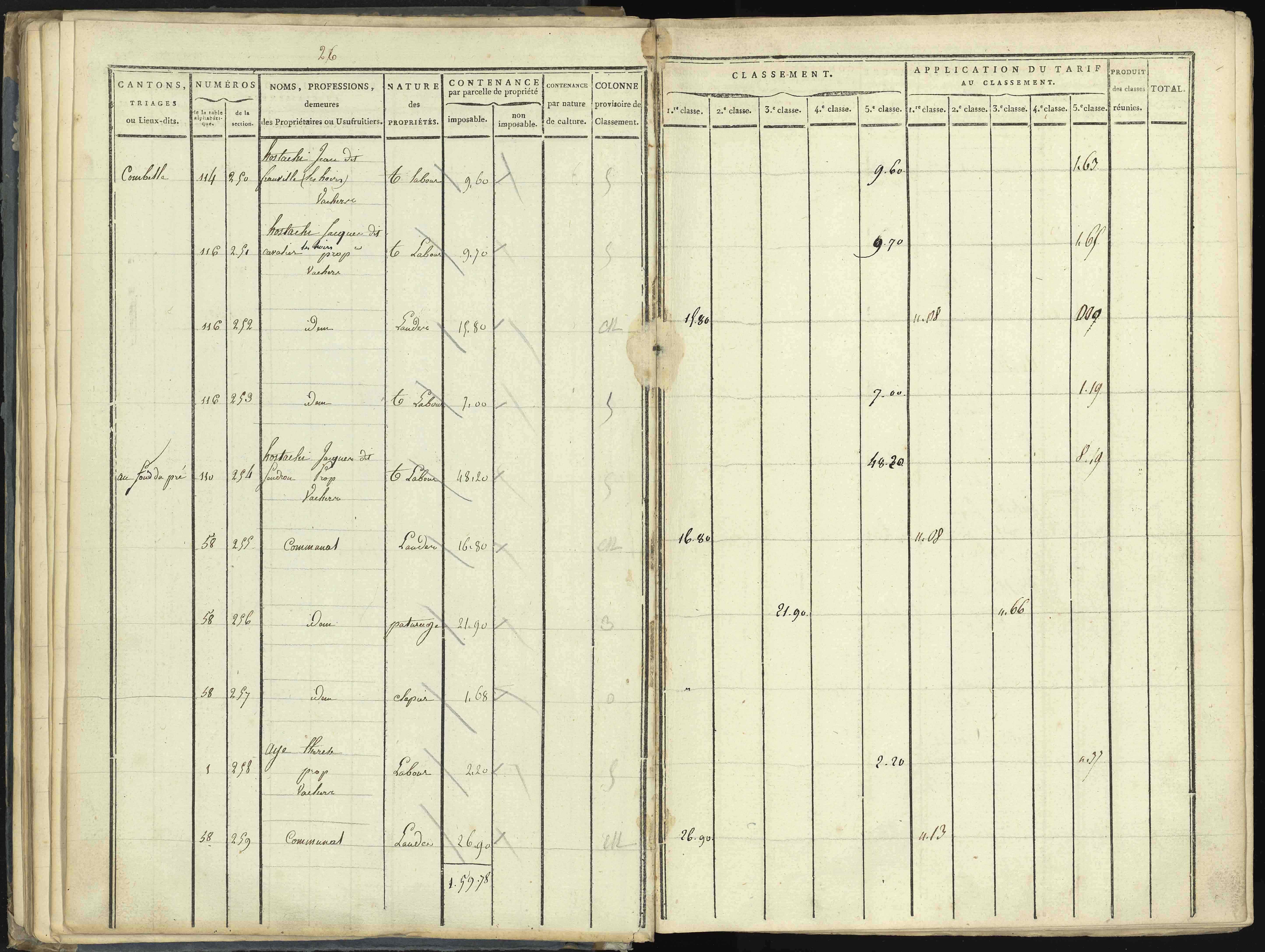 Aspres-lès-Corps - 3 P 176/1 - 3 P 176/1 - Section A