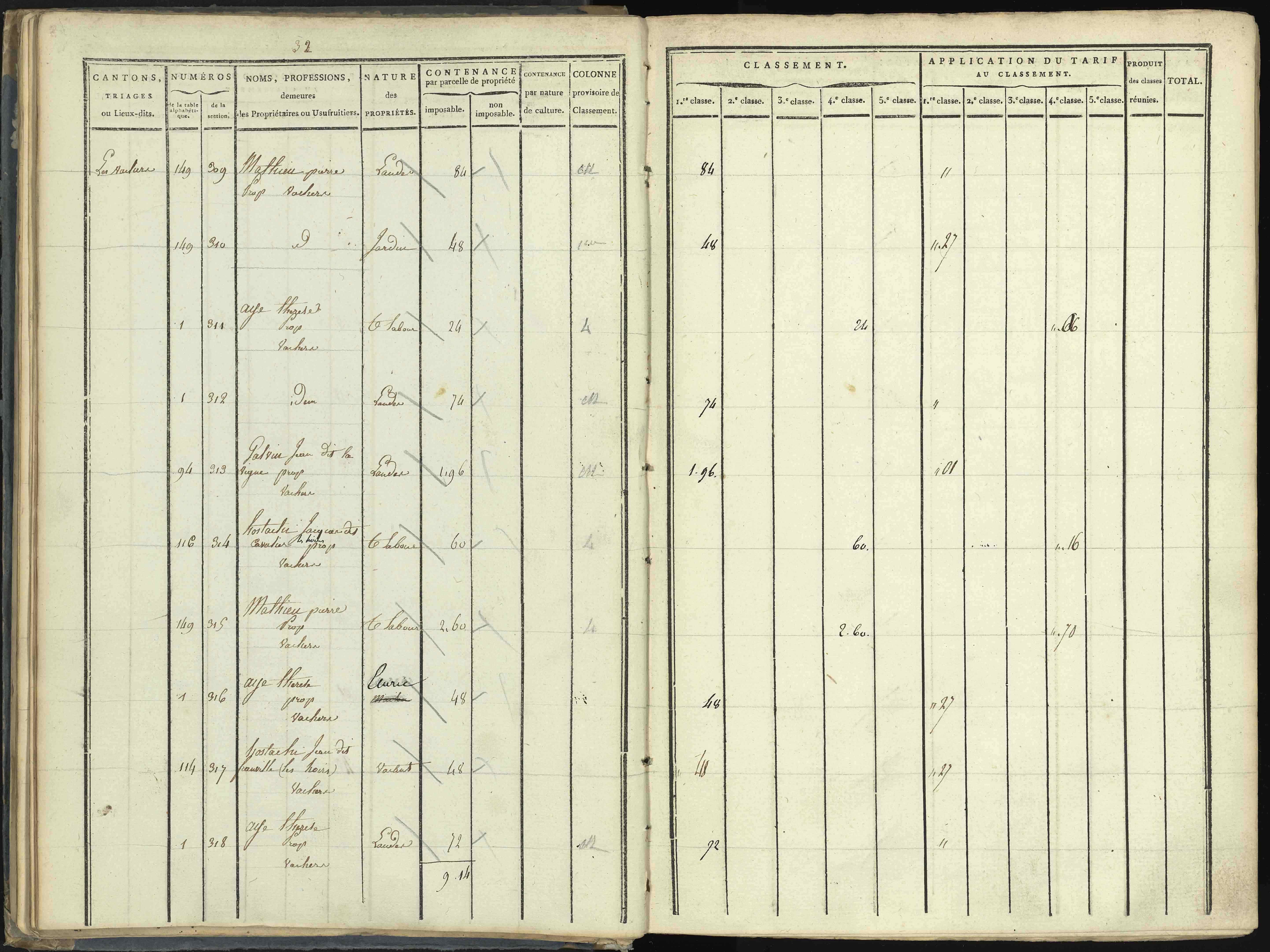 Aspres-lès-Corps - 3 P 176/1 - 3 P 176/1 - Section A