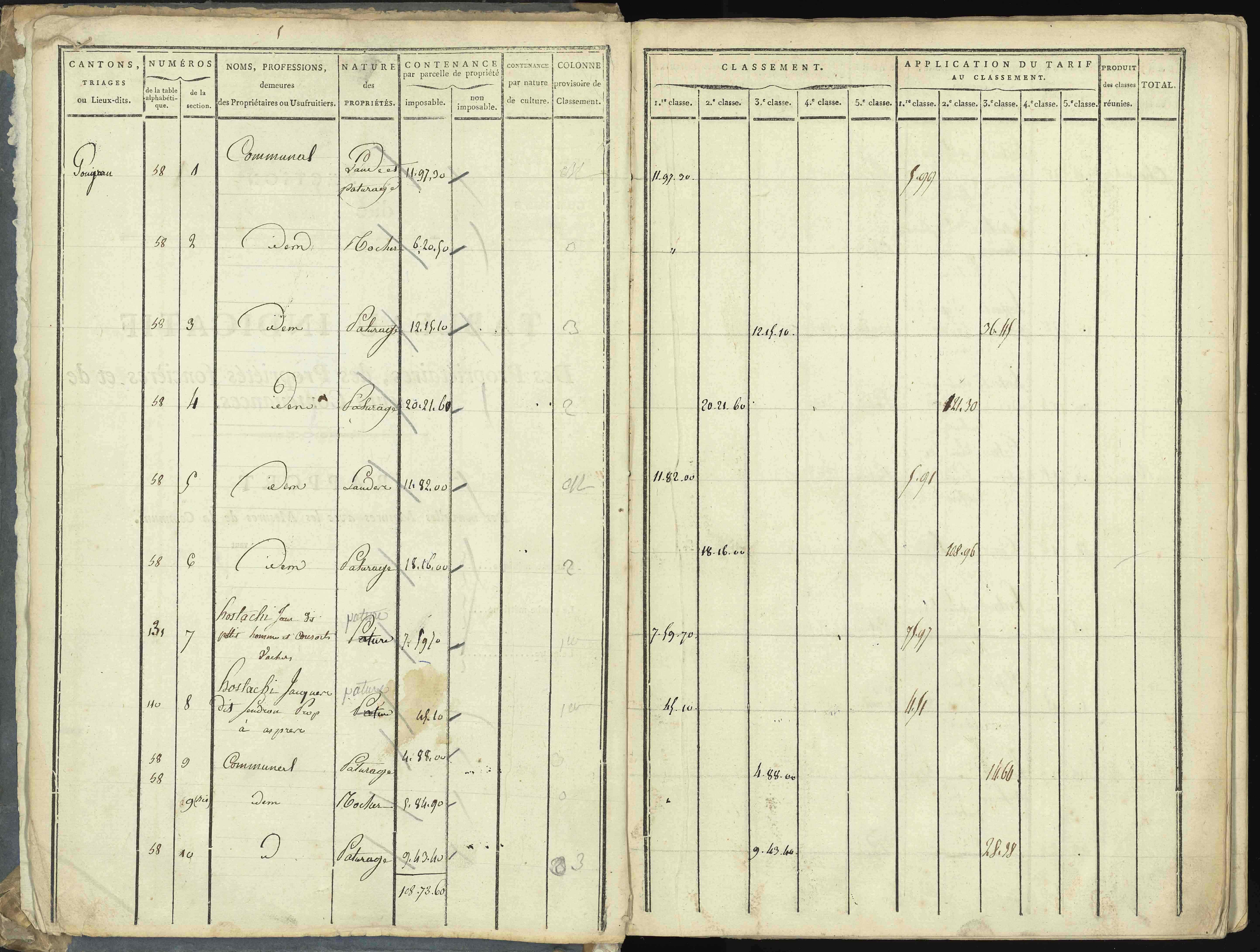 Aspres-lès-Corps - 3 P 176/1 - 3 P 176/1 - Section A