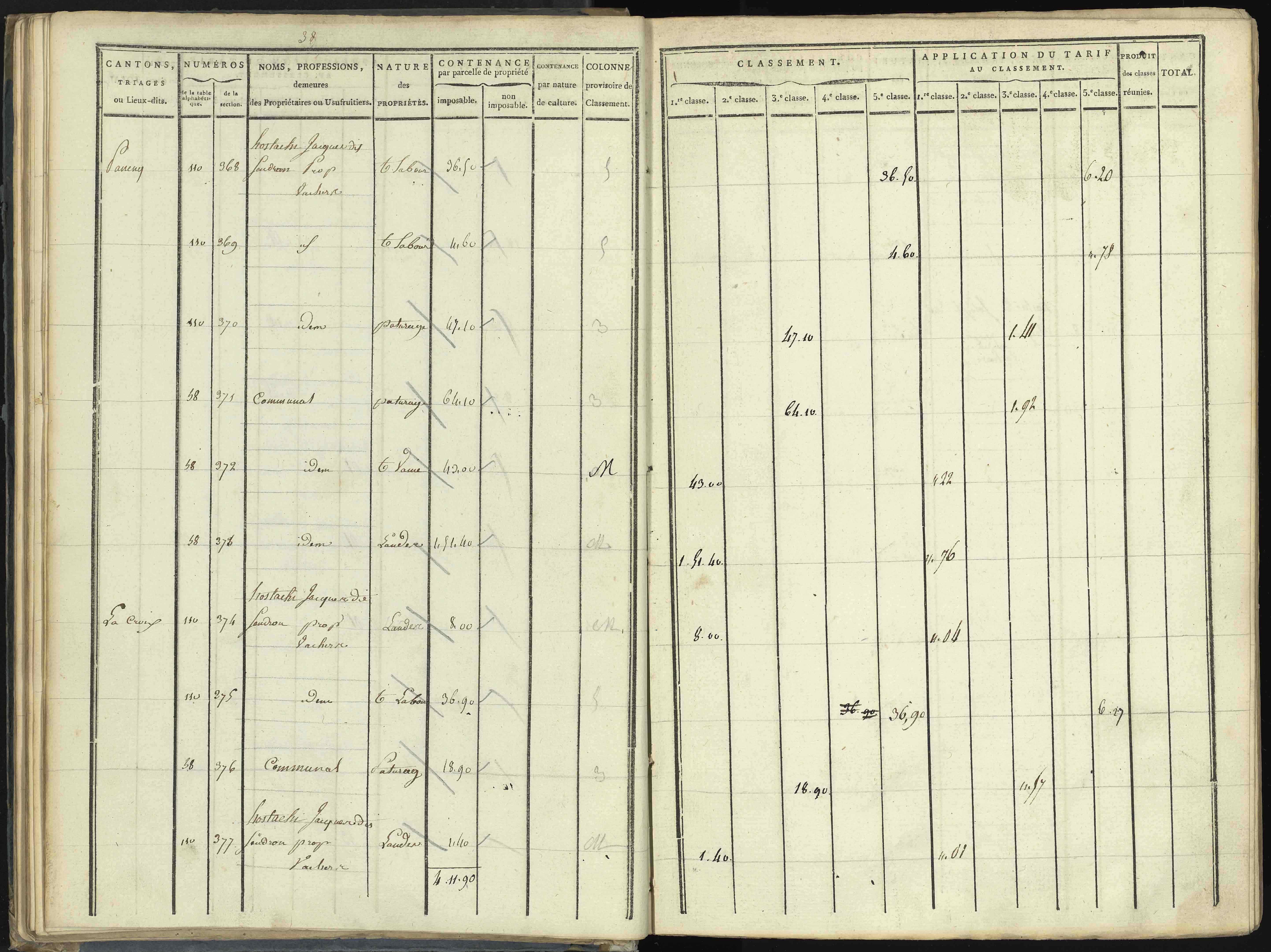 Aspres-lès-Corps - 3 P 176/1 - 3 P 176/1 - Section A