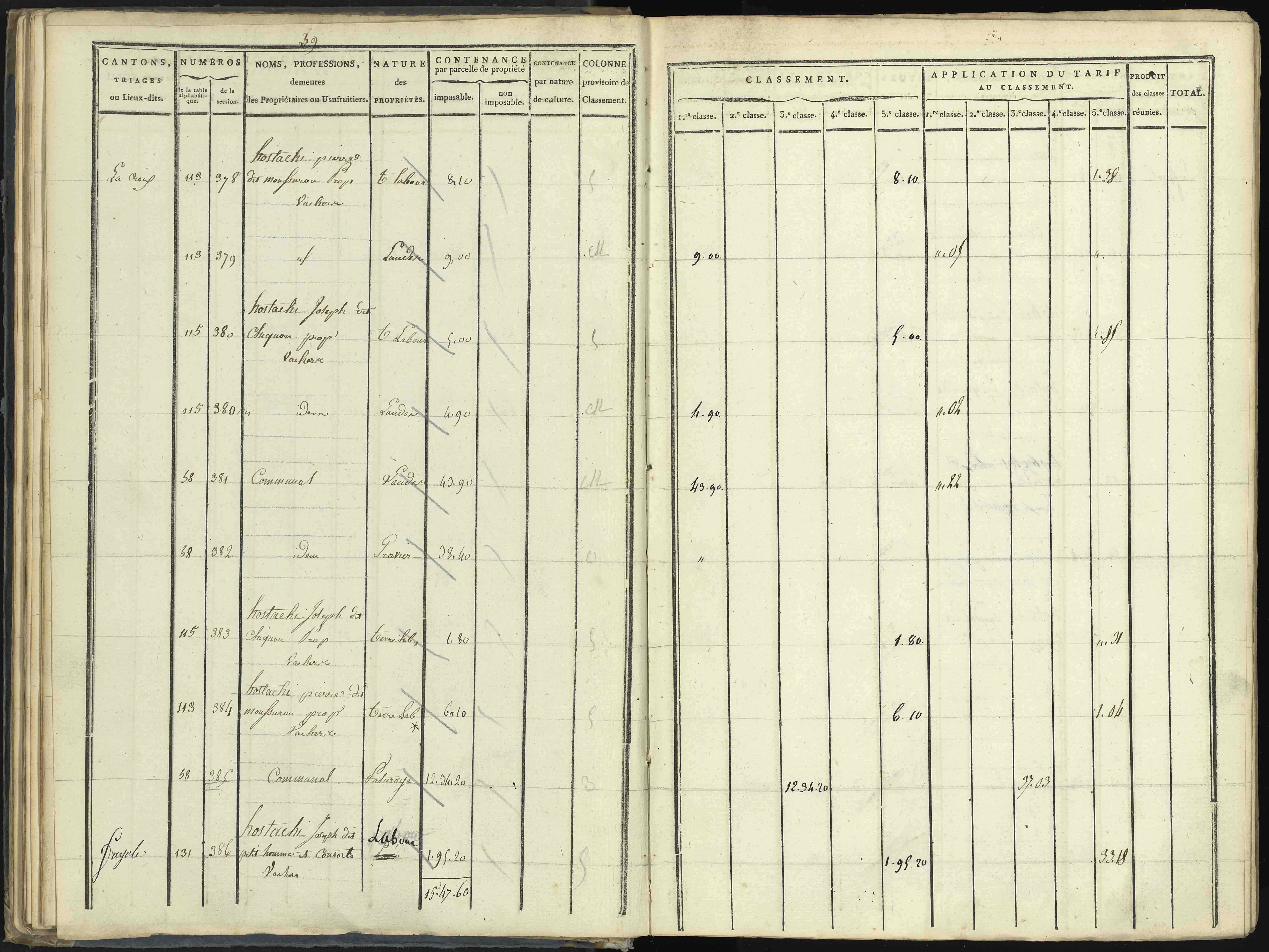 Aspres-lès-Corps - 3 P 176/1 - 3 P 176/1 - Section A