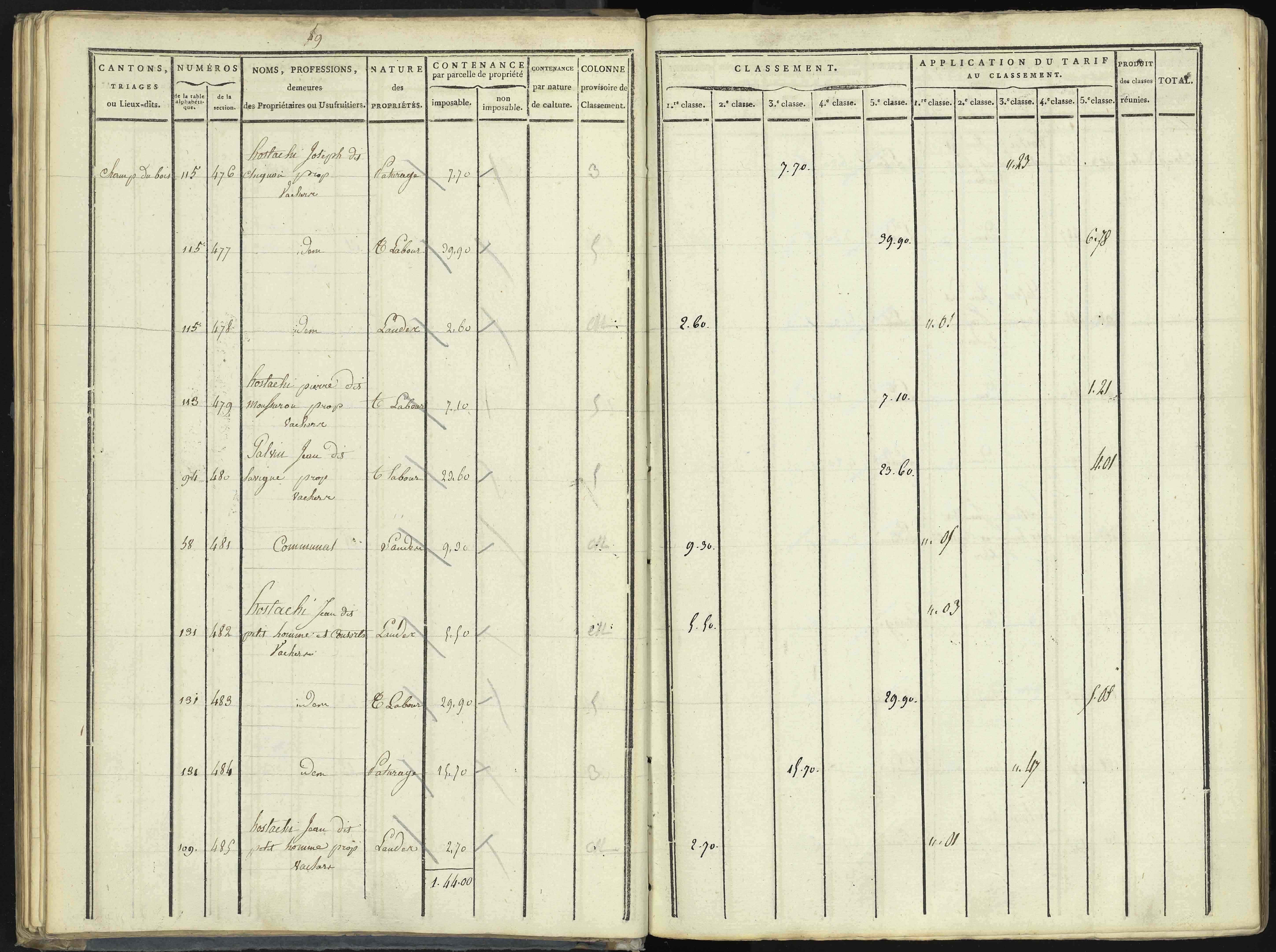 Aspres-lès-Corps - 3 P 176/1 - 3 P 176/1 - Section A