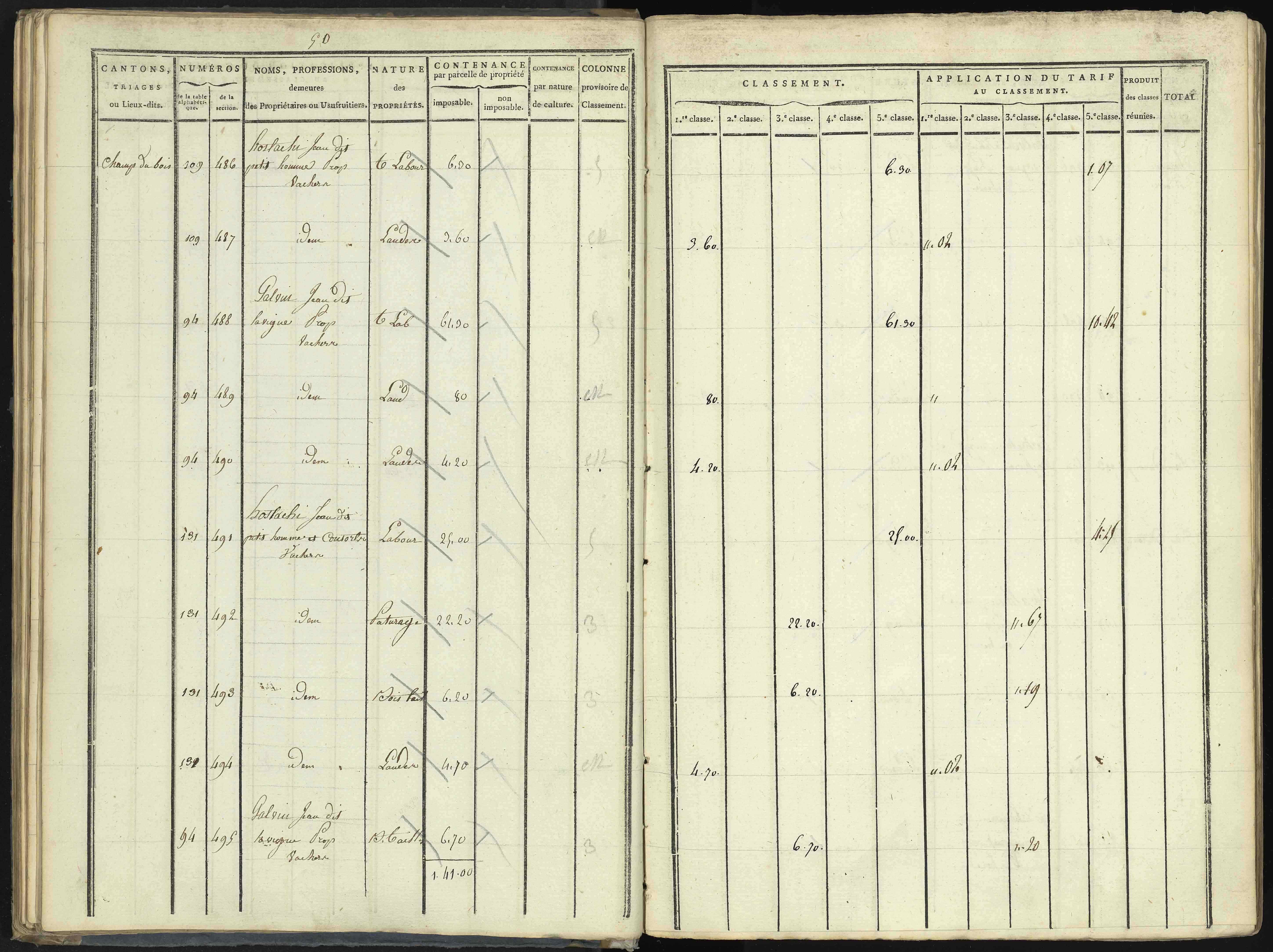 Aspres-lès-Corps - 3 P 176/1 - 3 P 176/1 - Section A