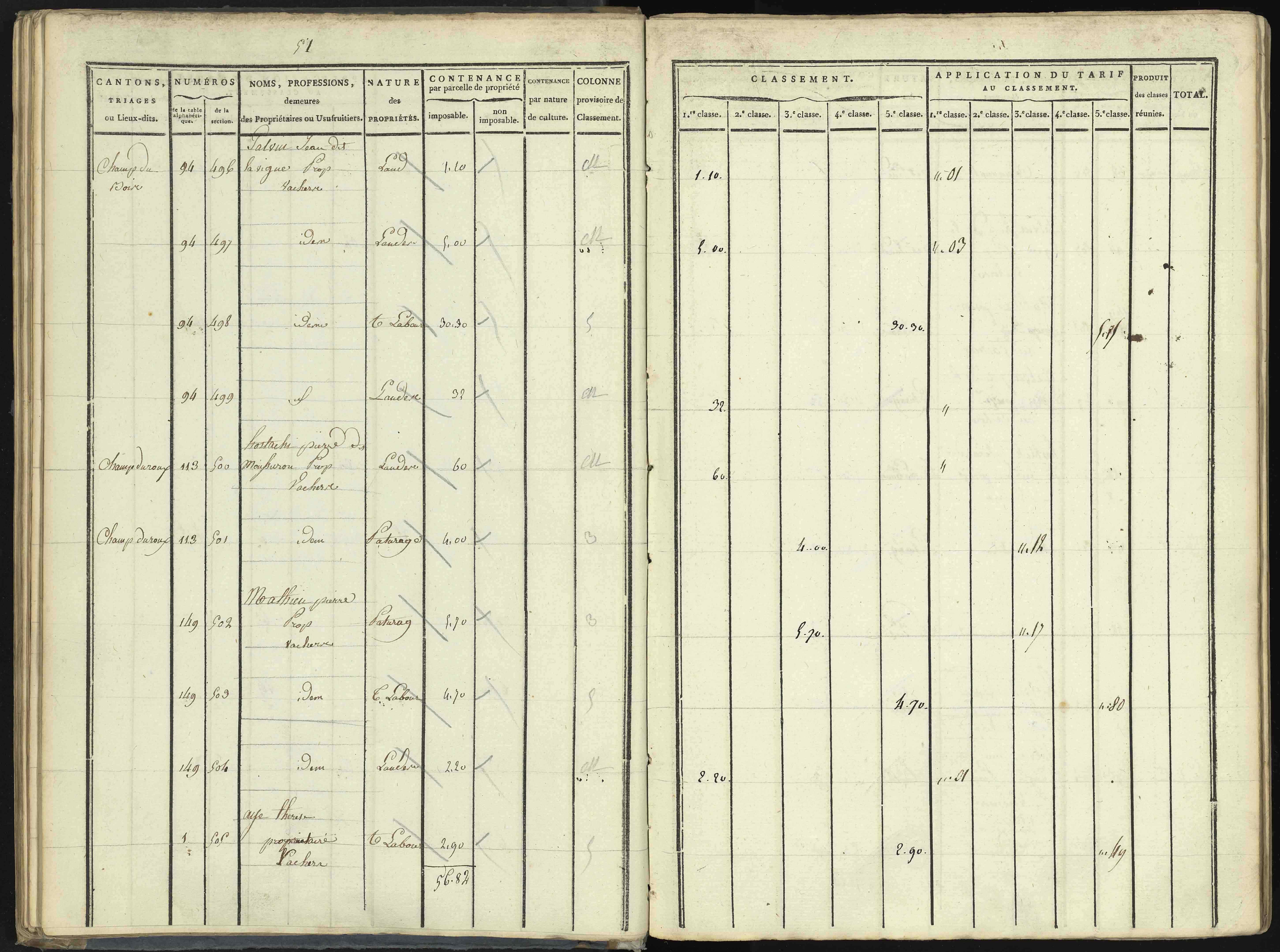 Aspres-lès-Corps - 3 P 176/1 - 3 P 176/1 - Section A