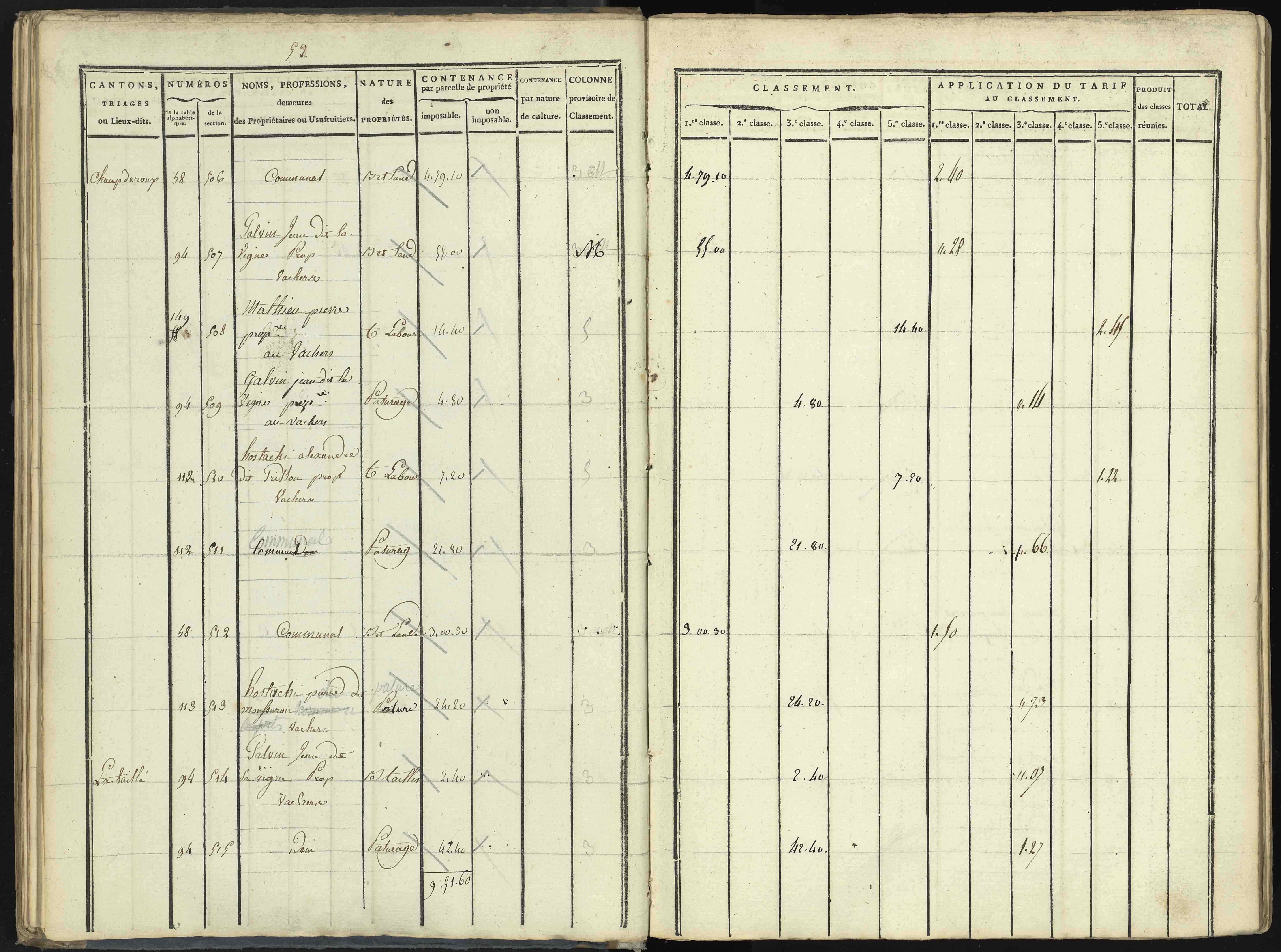 Aspres-lès-Corps - 3 P 176/1 - 3 P 176/1 - Section A
