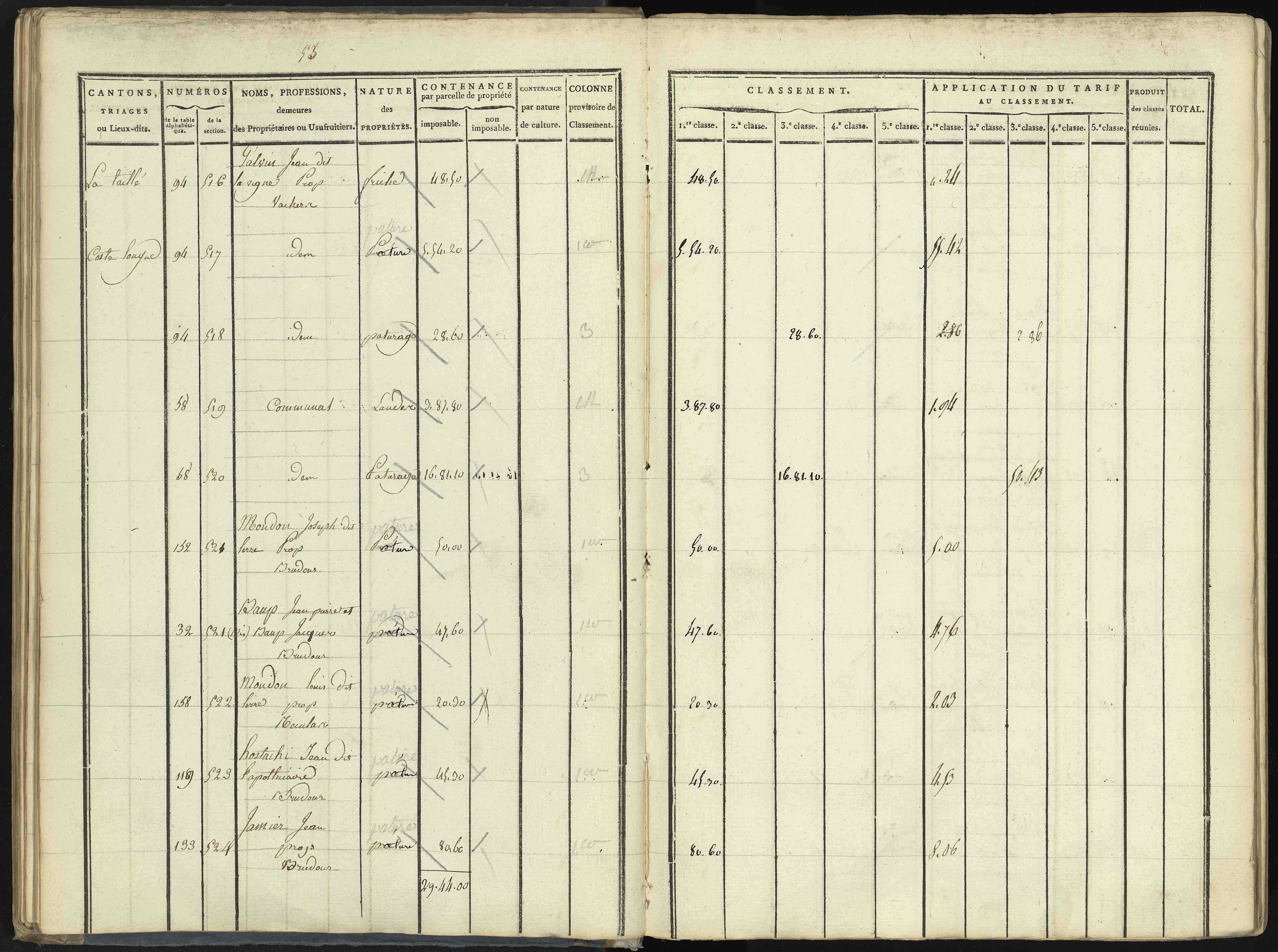 Aspres-lès-Corps - 3 P 176/1 - 3 P 176/1 - Section A
