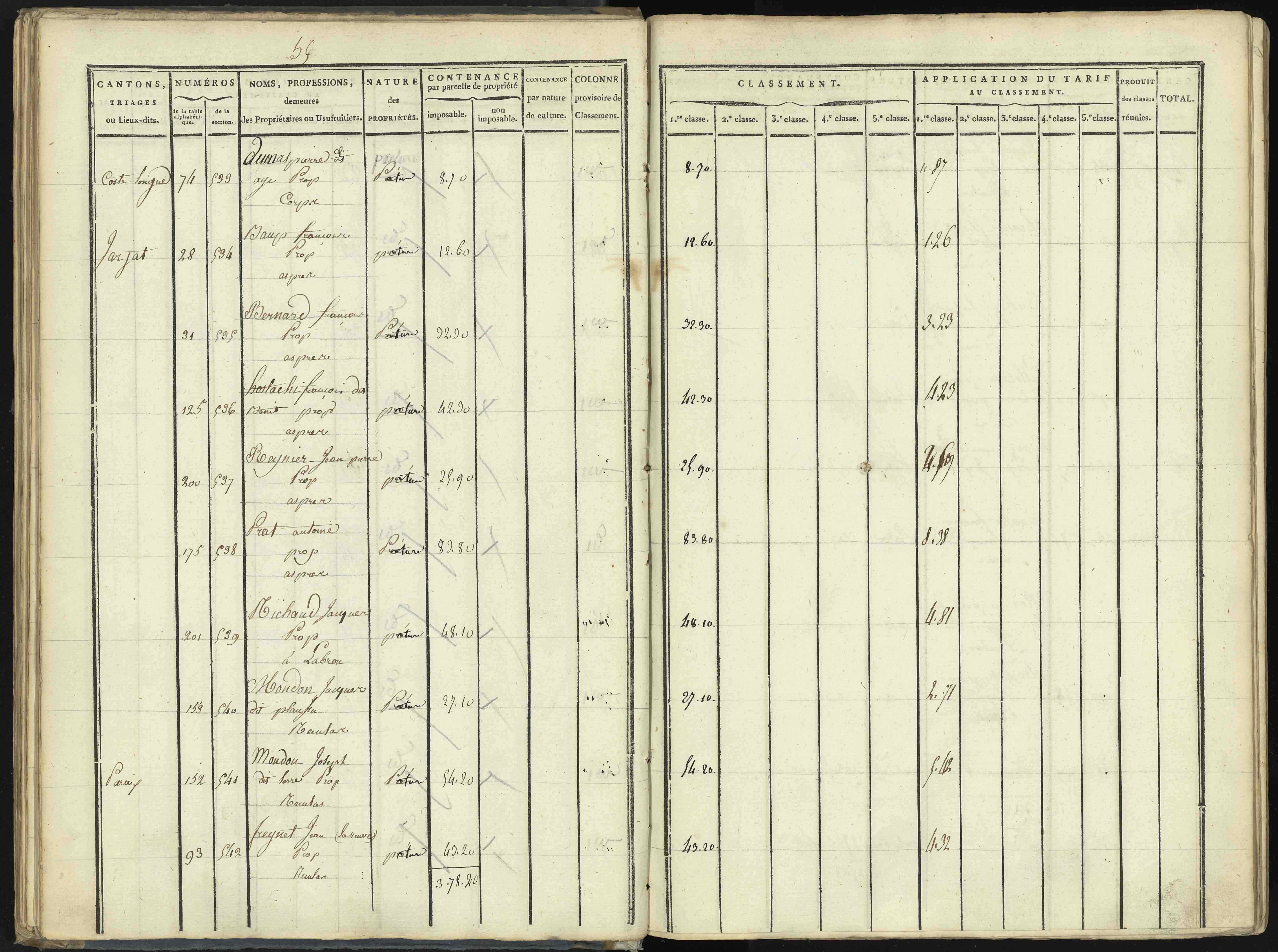 Aspres-lès-Corps - 3 P 176/1 - 3 P 176/1 - Section A