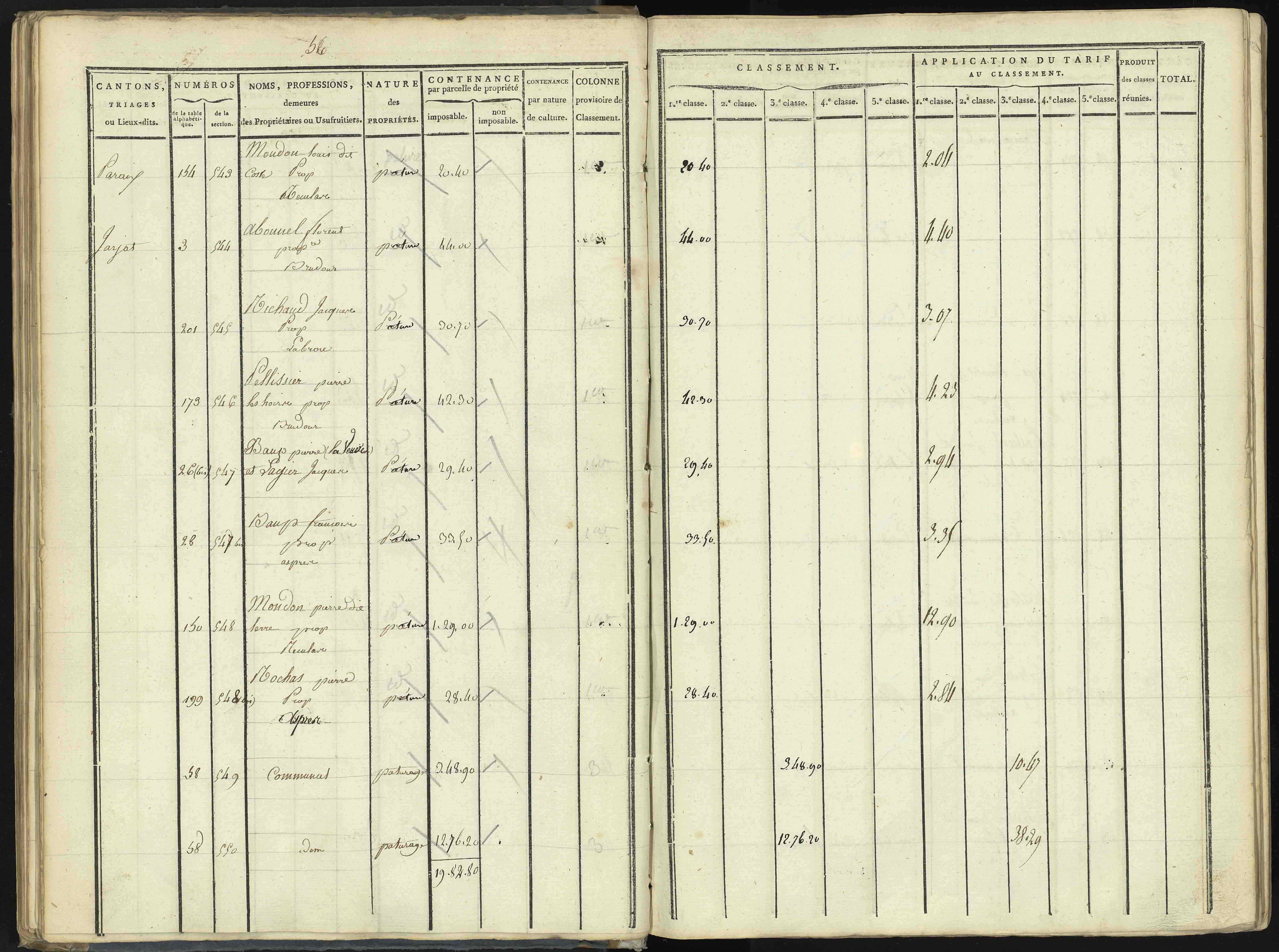 Aspres-lès-Corps - 3 P 176/1 - 3 P 176/1 - Section A