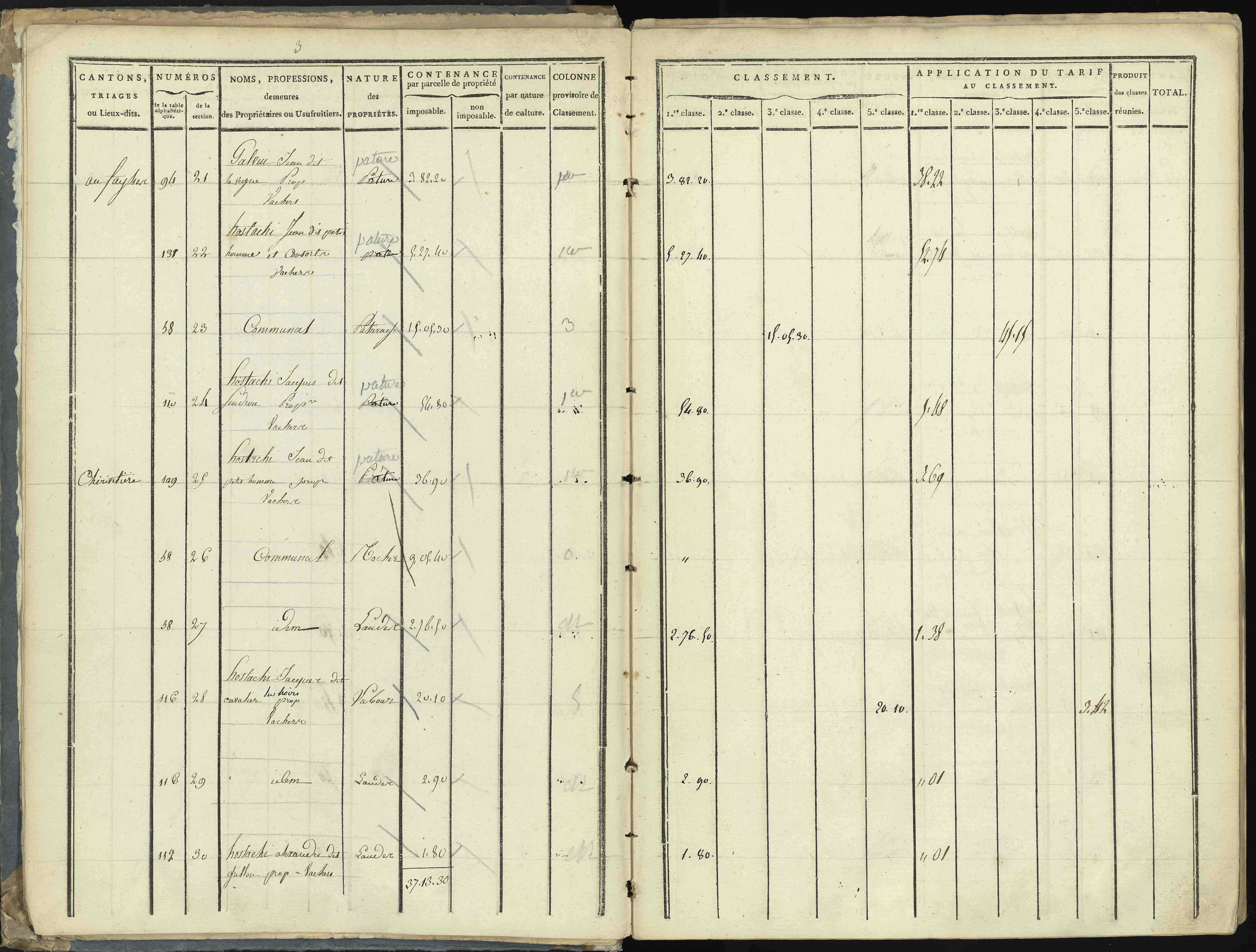 Aspres-lès-Corps - 3 P 176/1 - 3 P 176/1 - Section A