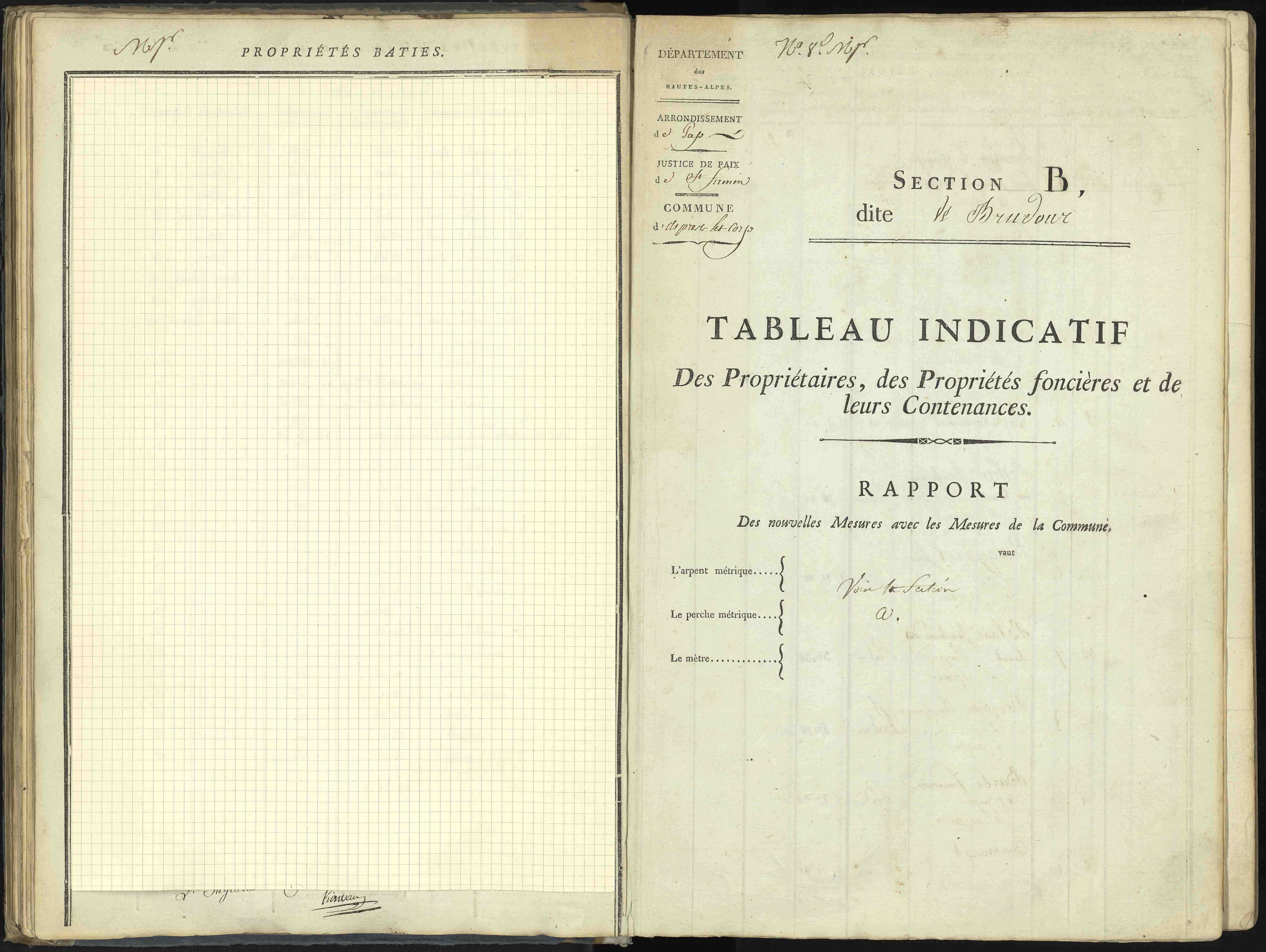 Aspres-lès-Corps - 3 P 176/1 - 3 P 176/1 - Section A