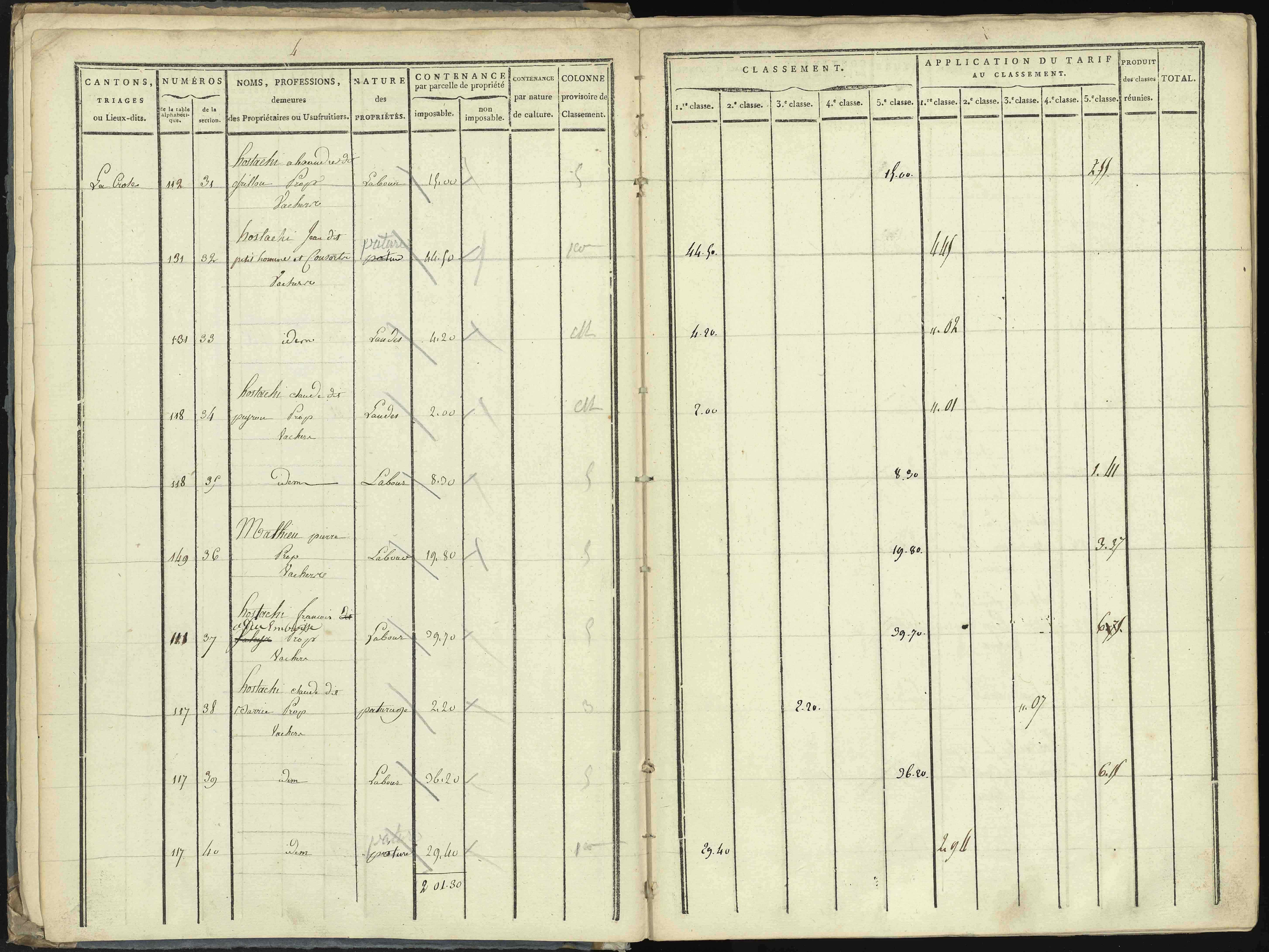 Aspres-lès-Corps - 3 P 176/1 - 3 P 176/1 - Section A