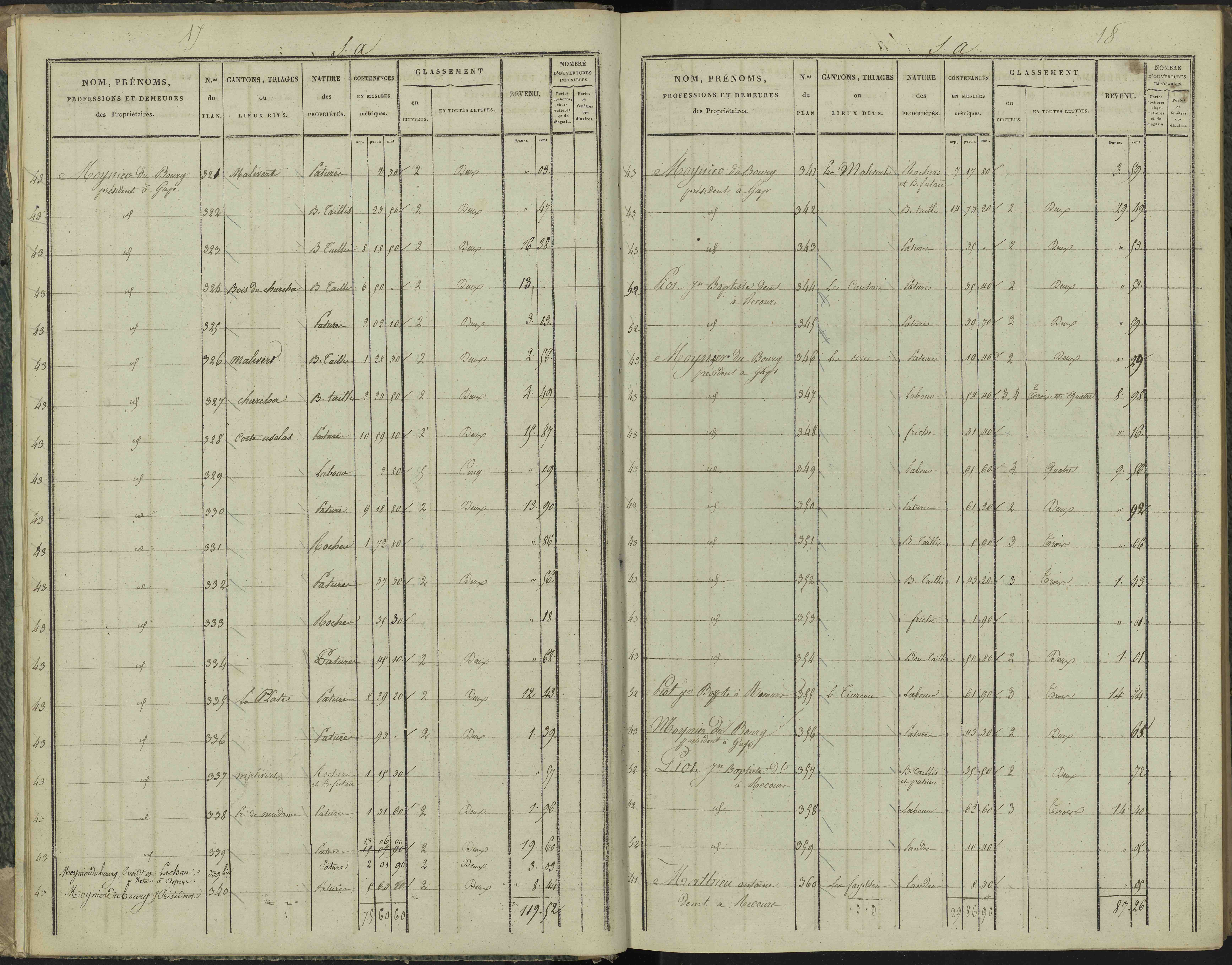 Aspres-sur-Buëch - 3 P 102/1 - 3 P 102/1 - Section A 