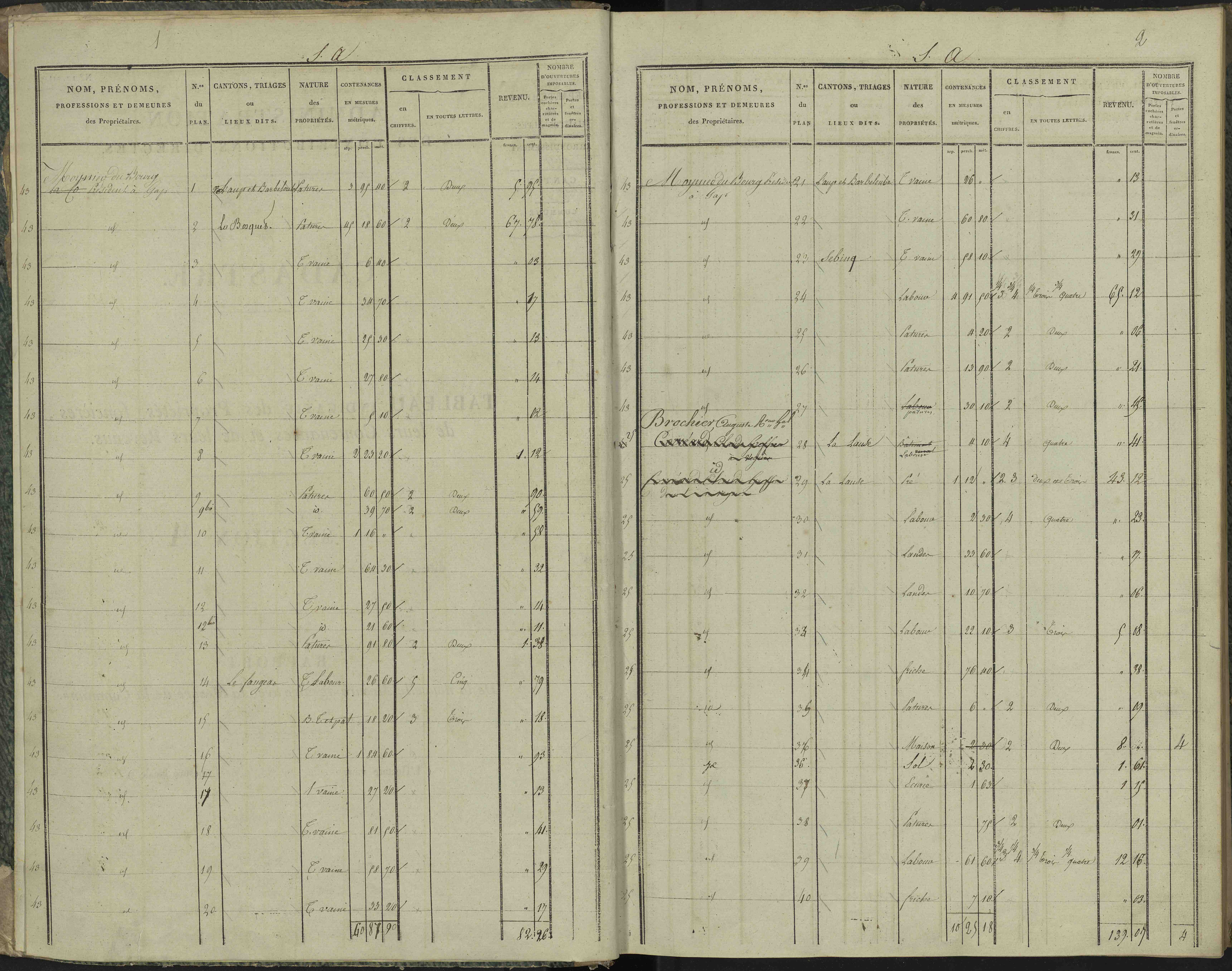Aspres-sur-Buëch - 3 P 102/1 - 3 P 102/1 - Section A 