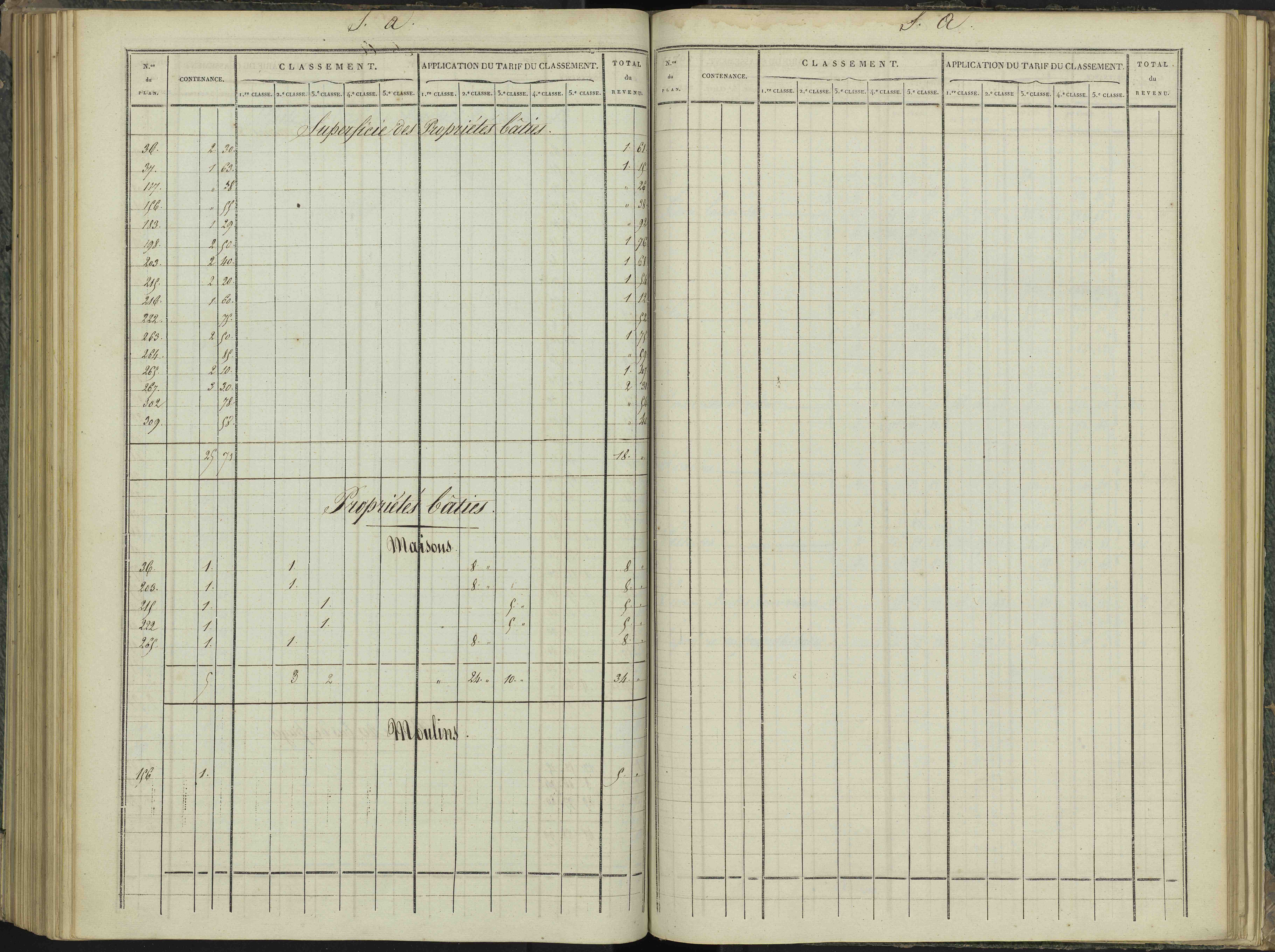 Aspres-sur-Buëch - 3 P 102/5 - 3 P 102/5 - Relevé des numéros de même nature : section A 