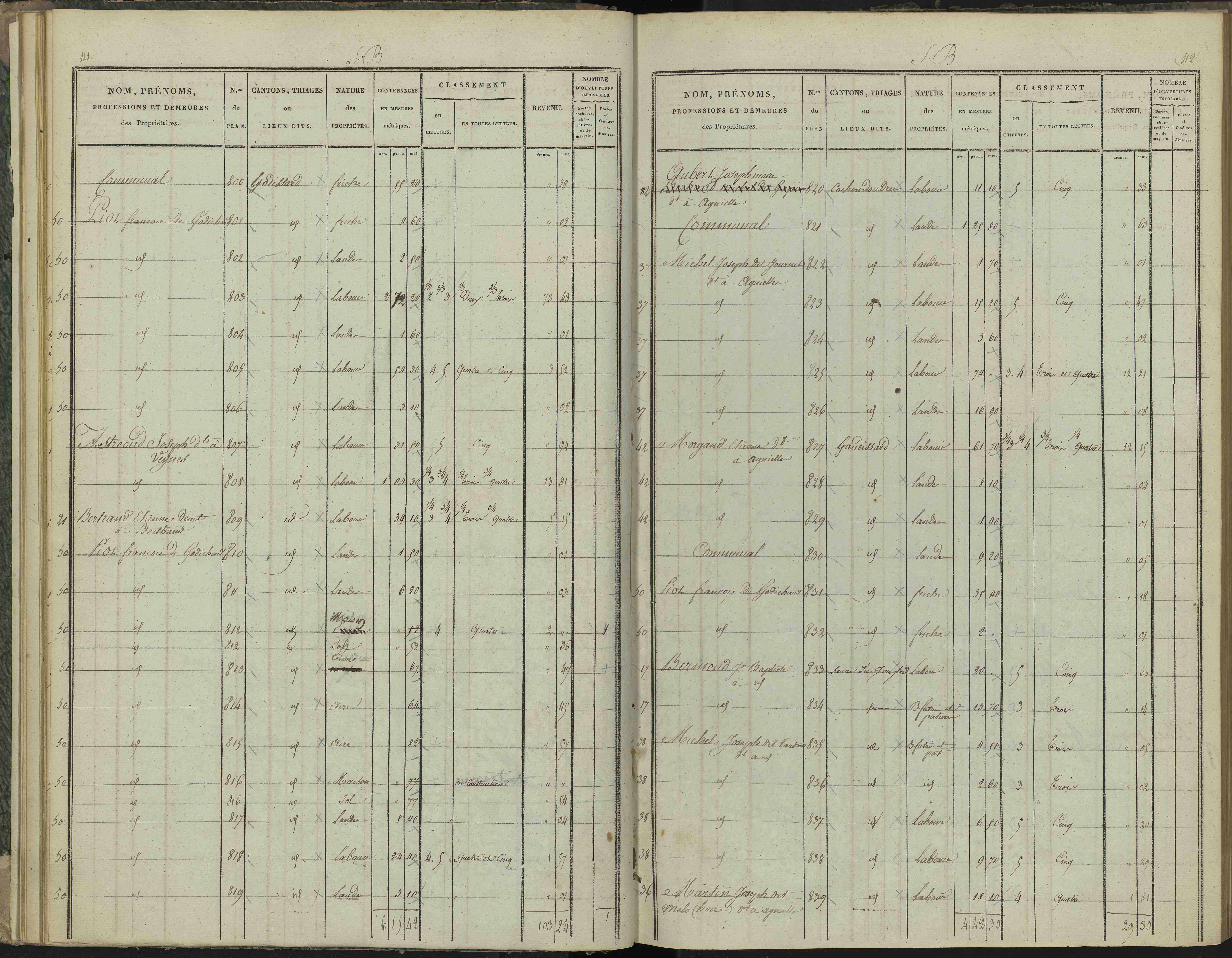 Aspres-sur-Buëch - 3 P 102/2 - 3 P 102/2 - Section B 