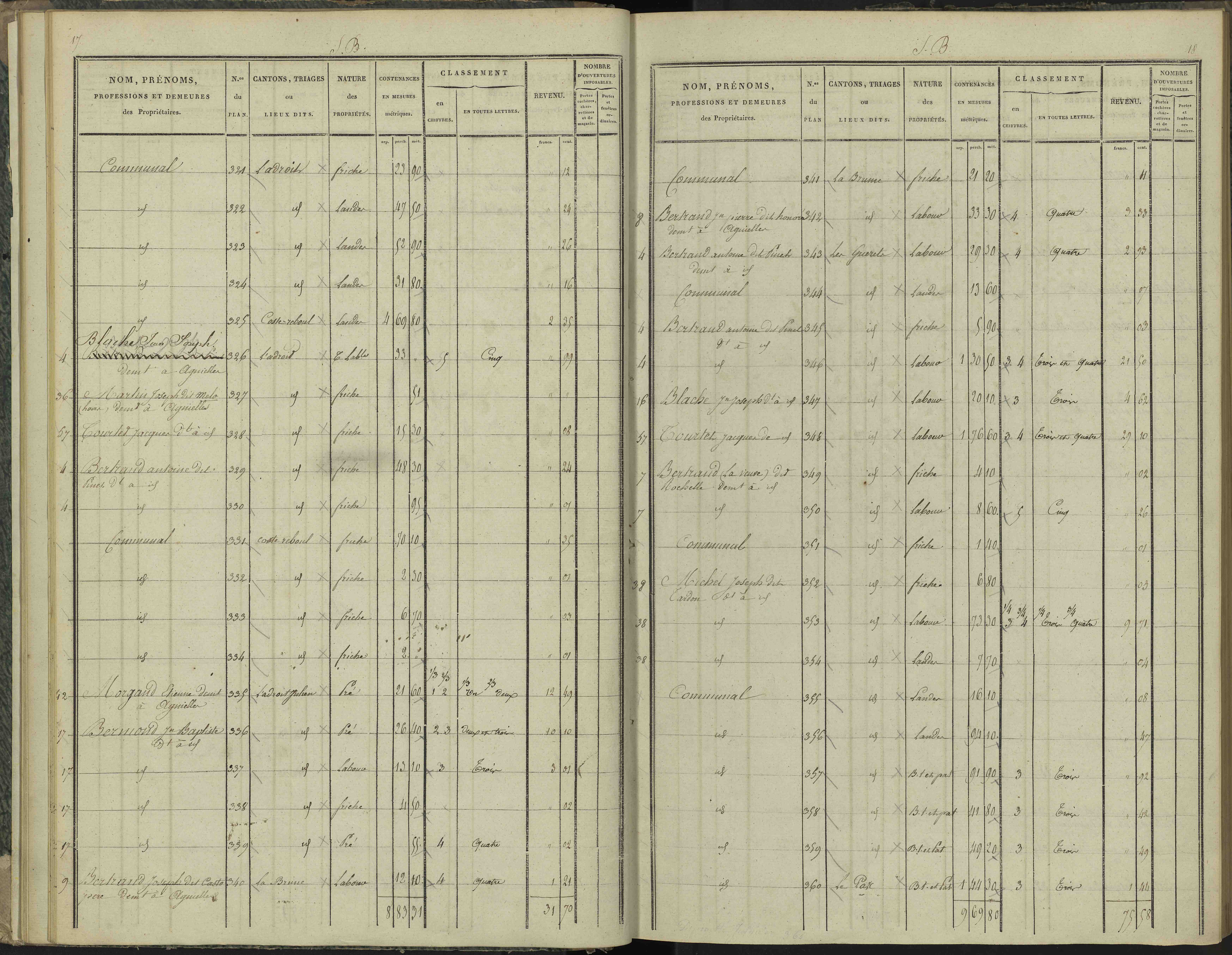 Aspres-sur-Buëch - 3 P 102/2 - 3 P 102/2 - Section B 