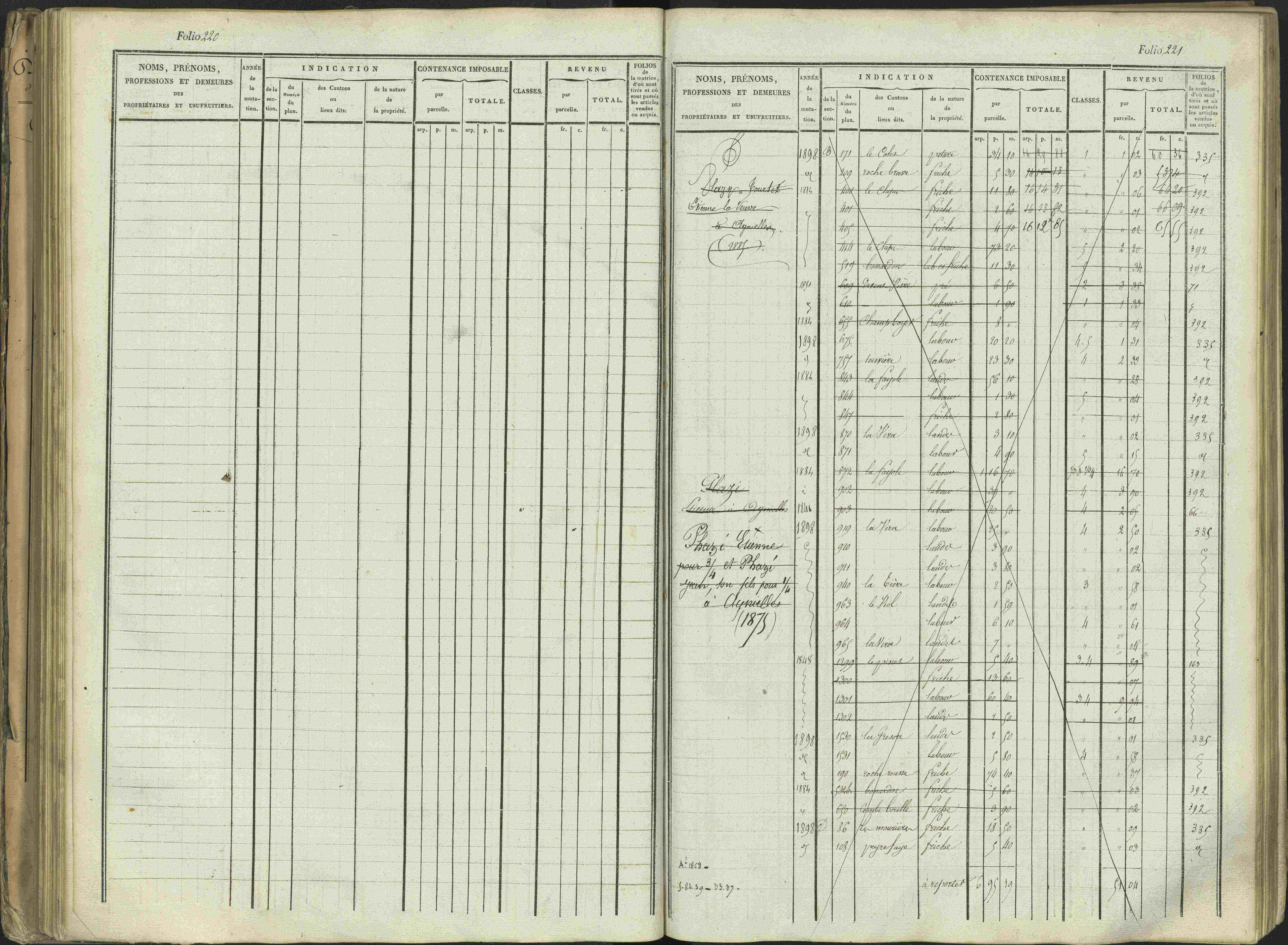 Aspres-sur-Buëch - 3 P 103/1 - 3 P 103/1 - Matrice. 