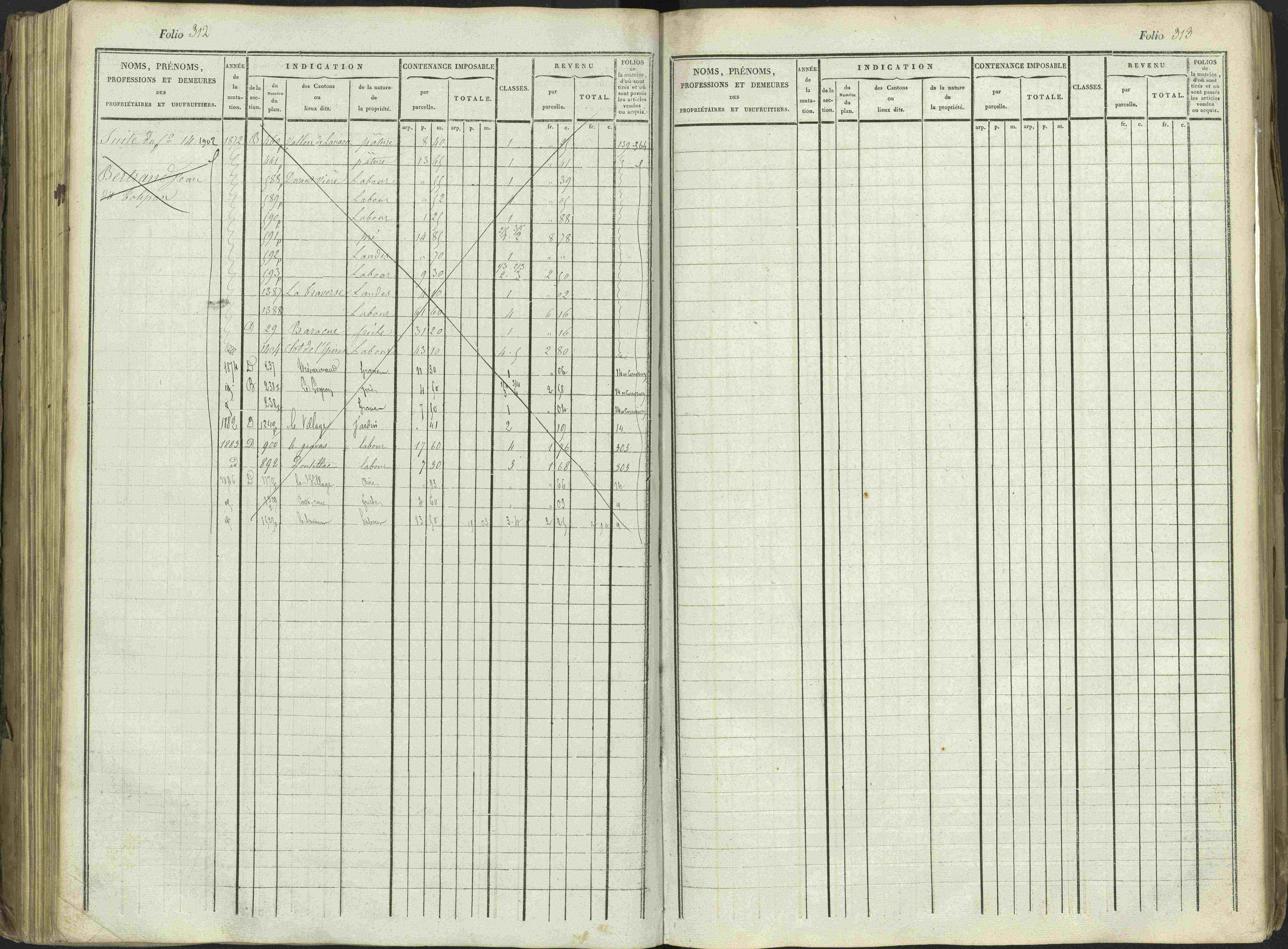 Aspres-sur-Buëch - 3 P 103/1 - 3 P 103/1 - Matrice. 