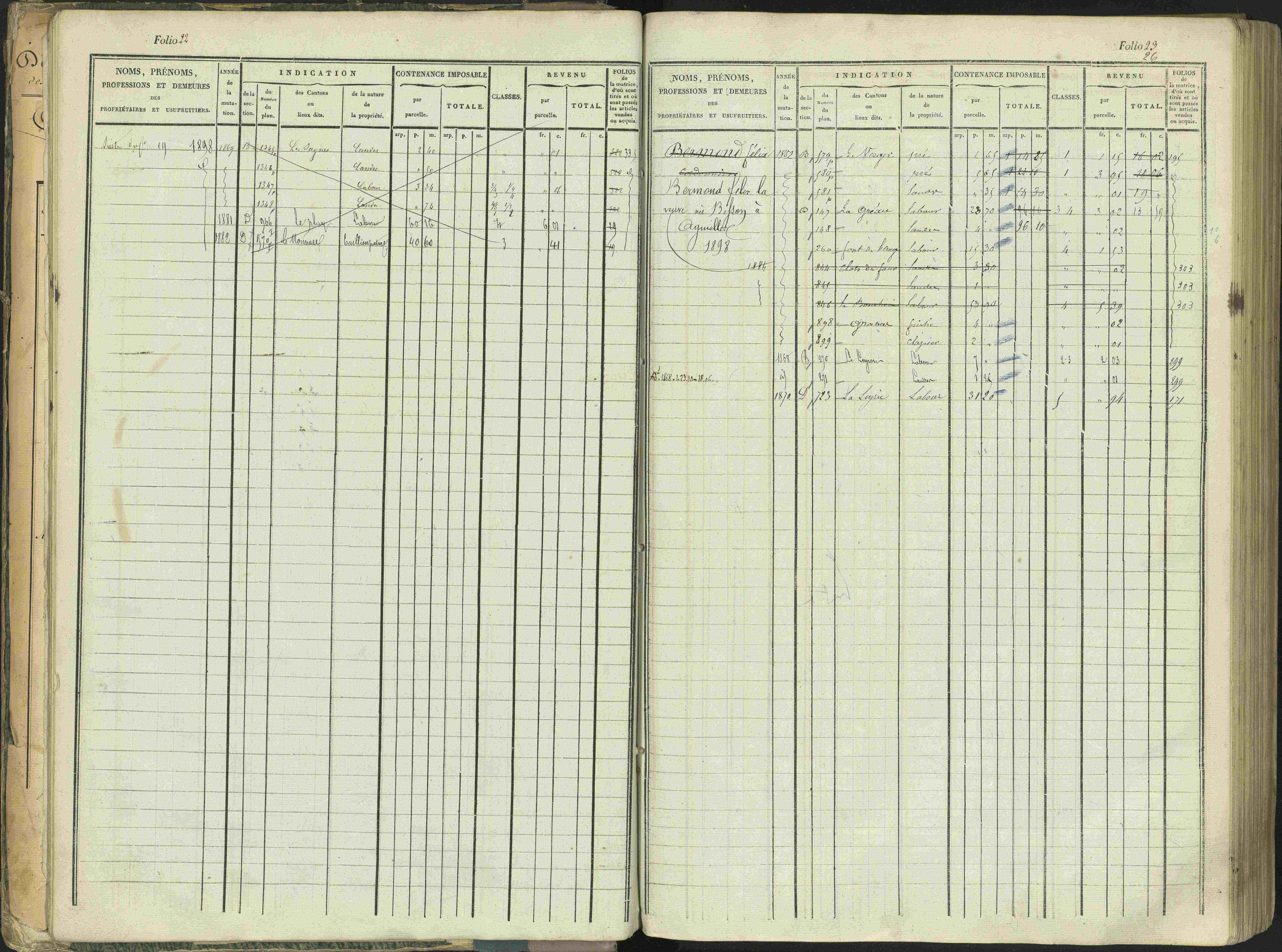 Aspres-sur-Buëch - 3 P 103/1 - 3 P 103/1 - Matrice. 