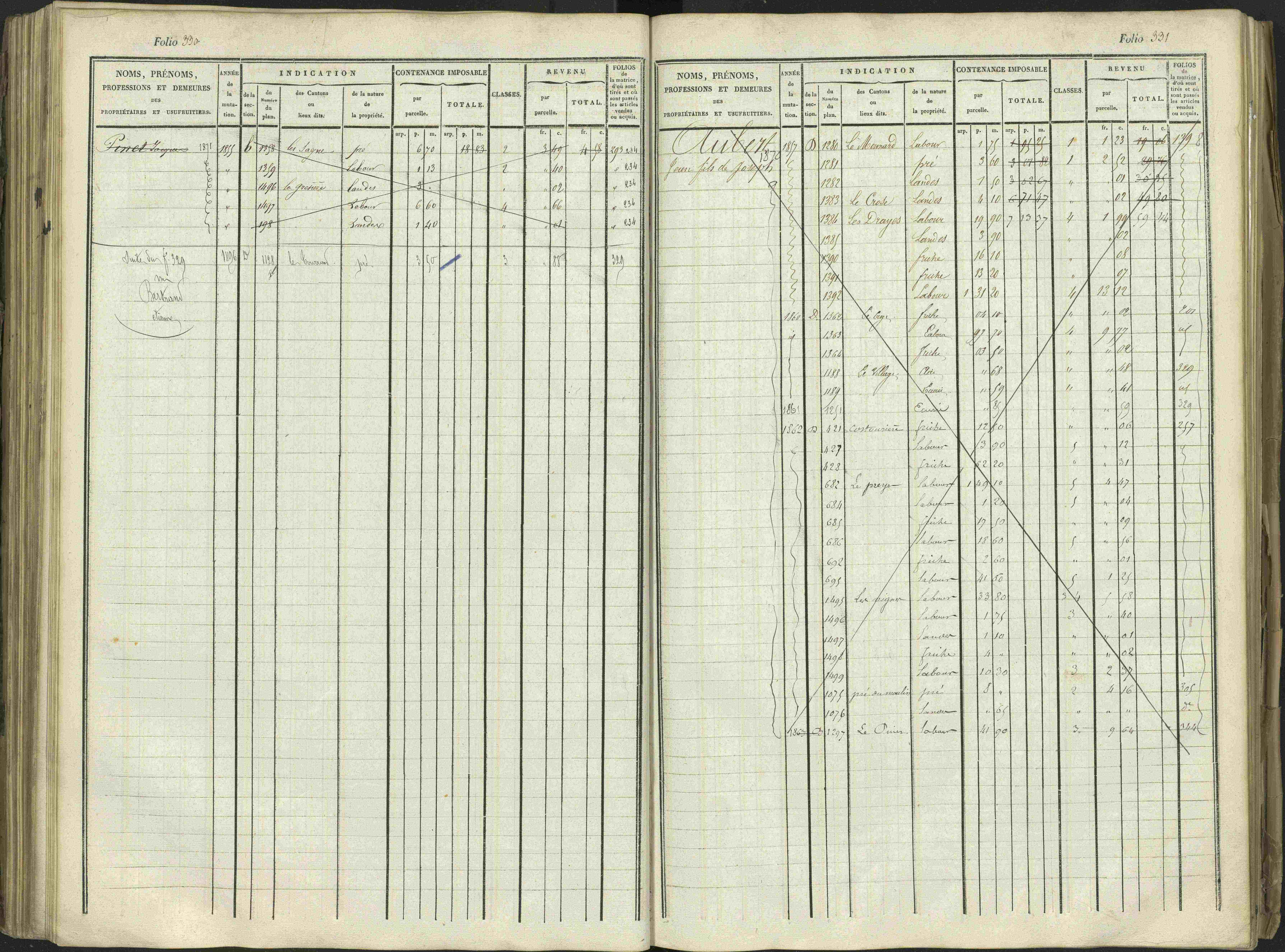 Aspres-sur-Buëch - 3 P 103/1 - 3 P 103/1 - Matrice. 