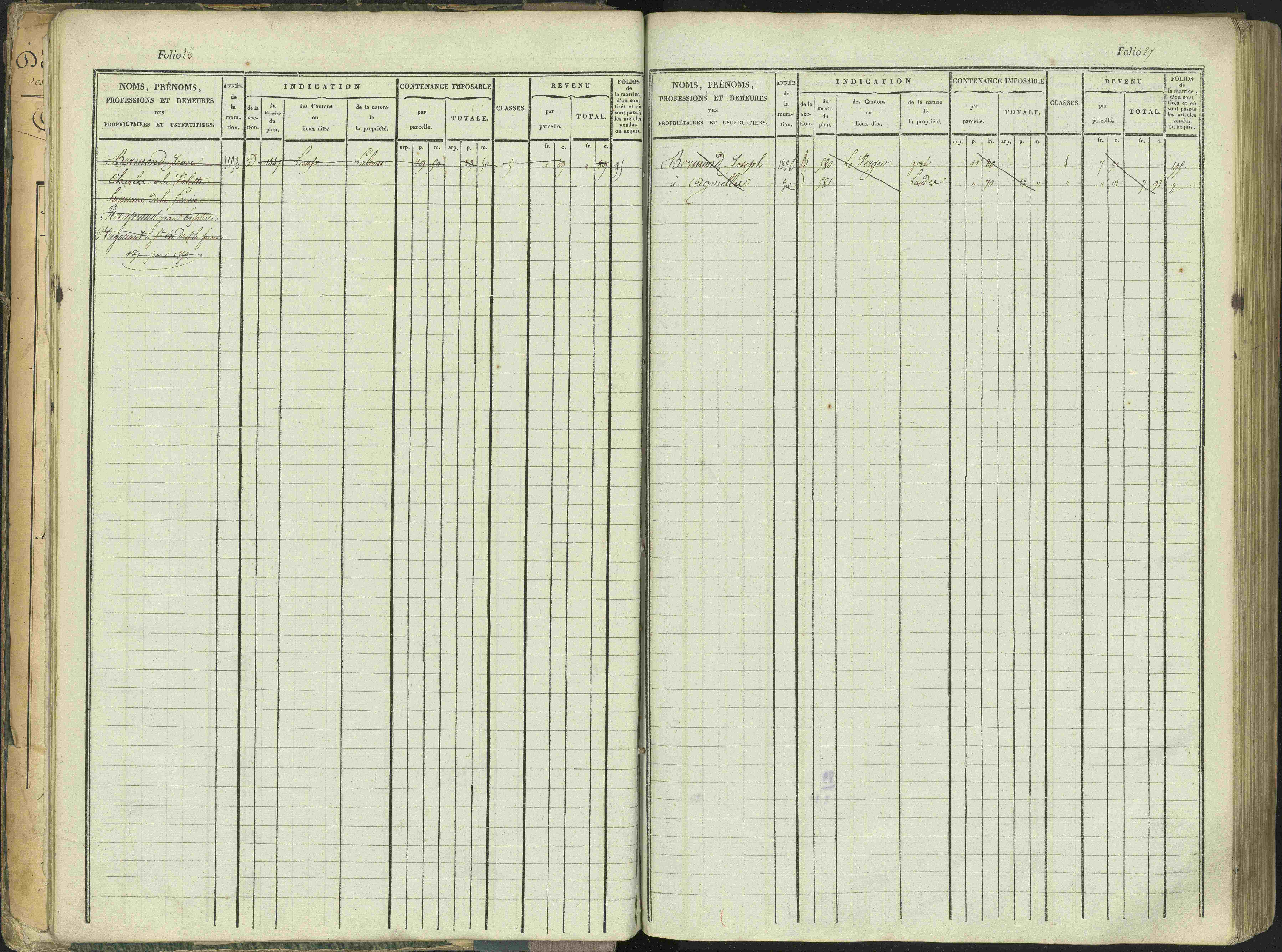 Aspres-sur-Buëch - 3 P 103/1 - 3 P 103/1 - Matrice. 