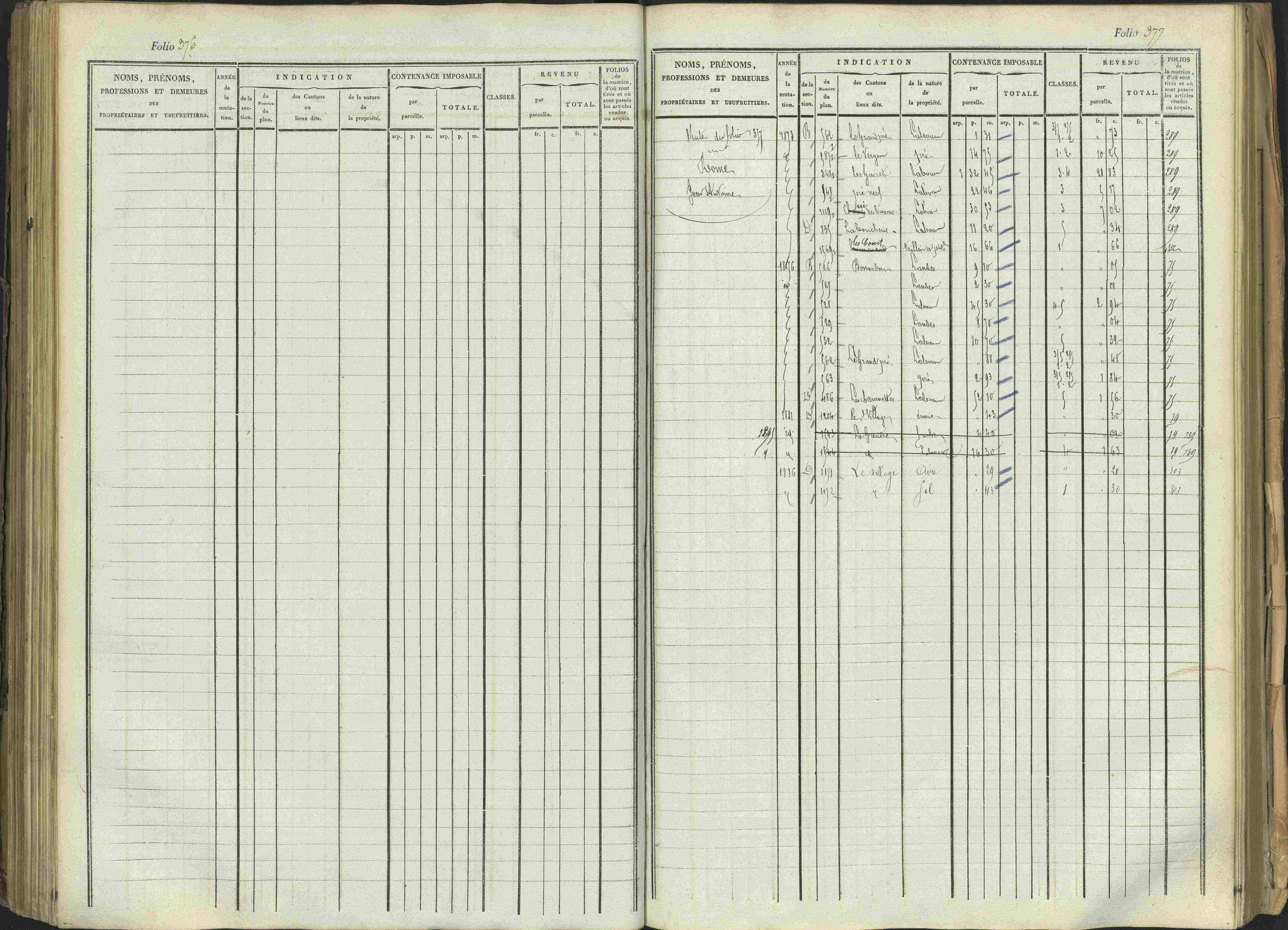 Aspres-sur-Buëch - 3 P 103/1 - 3 P 103/1 - Matrice. 