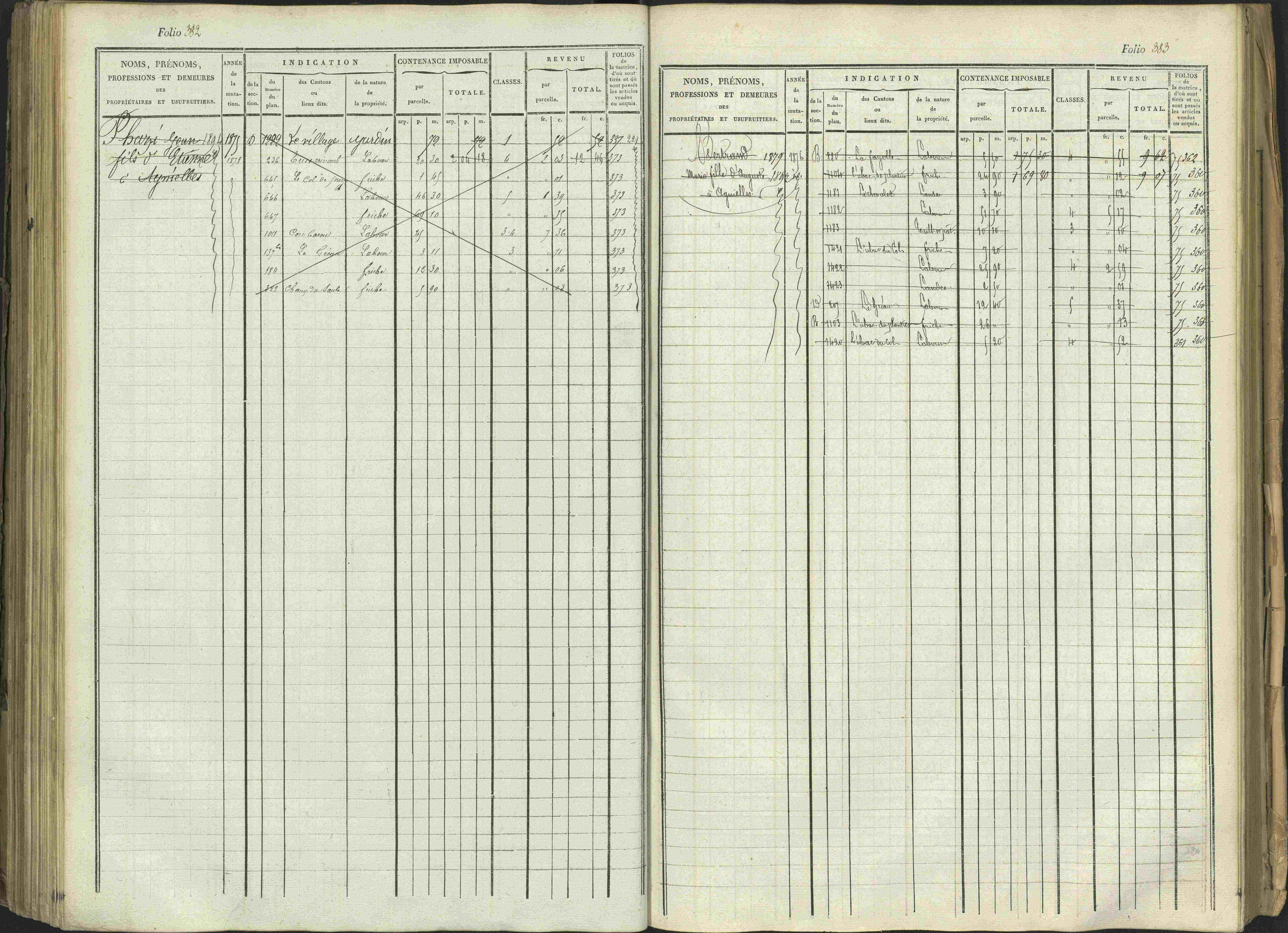 Aspres-sur-Buëch - 3 P 103/1 - 3 P 103/1 - Matrice. 