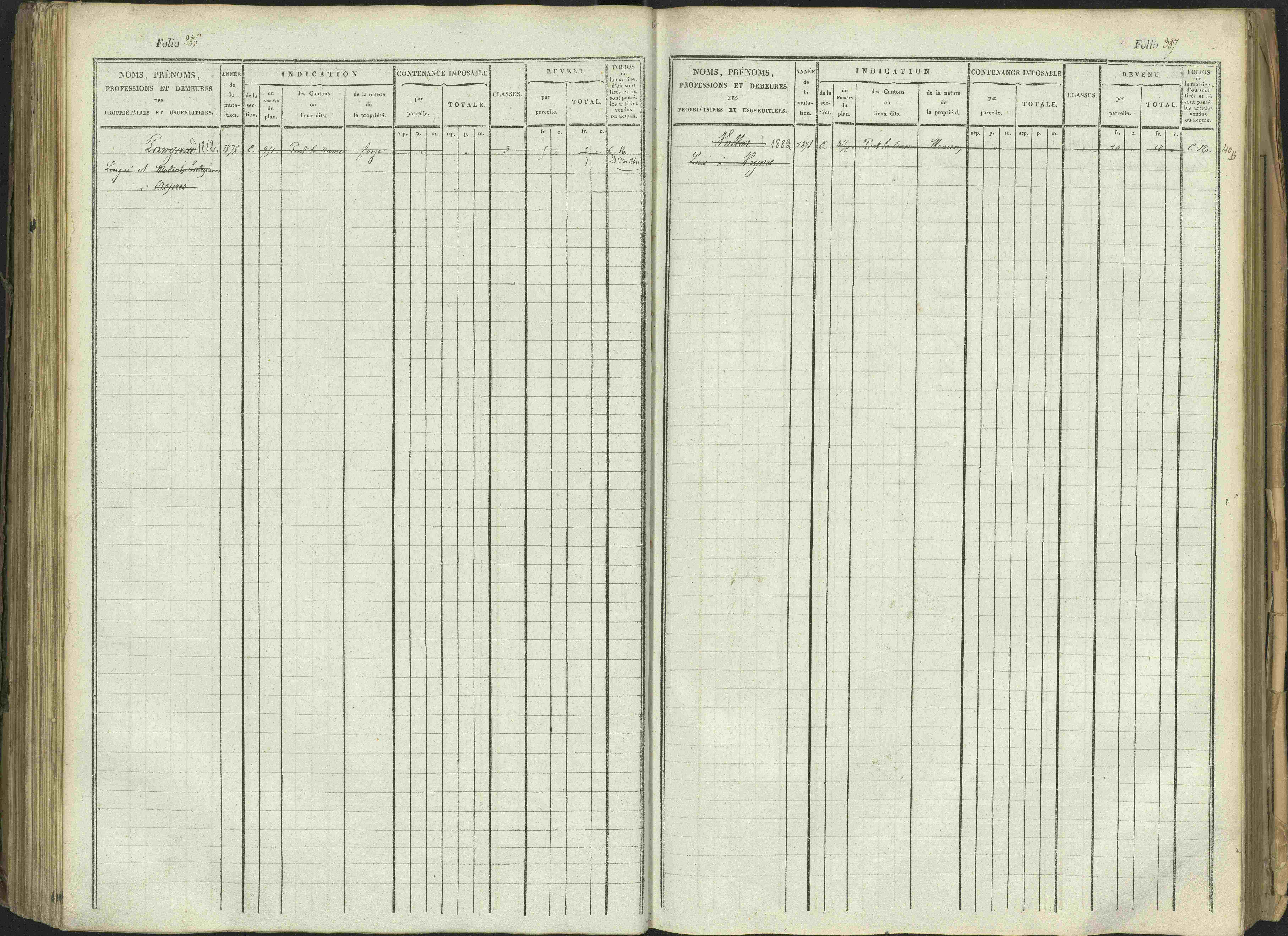Aspres-sur-Buëch - 3 P 103/1 - 3 P 103/1 - Matrice. 