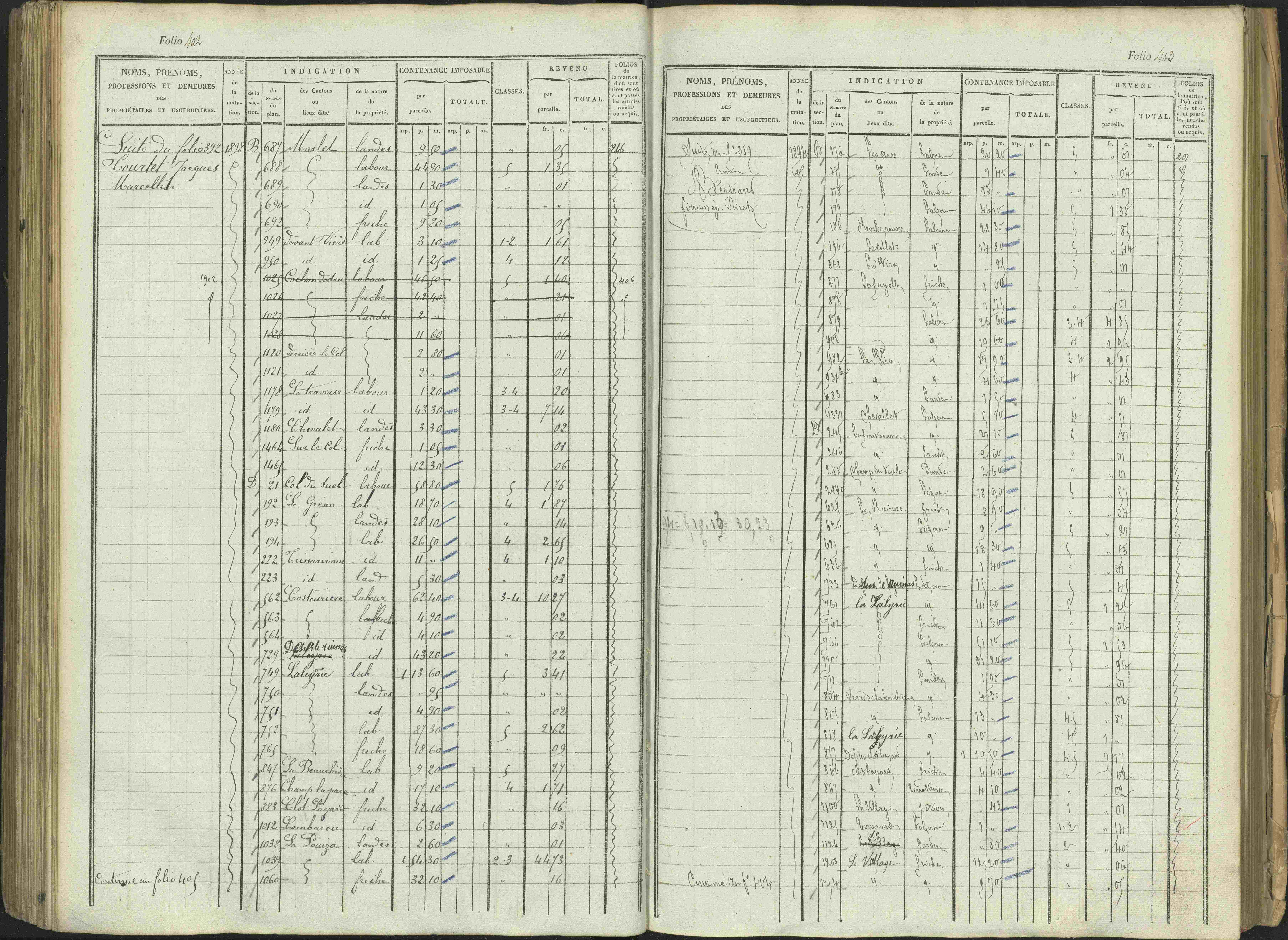 Aspres-sur-Buëch - 3 P 103/1 - 3 P 103/1 - Matrice. 
