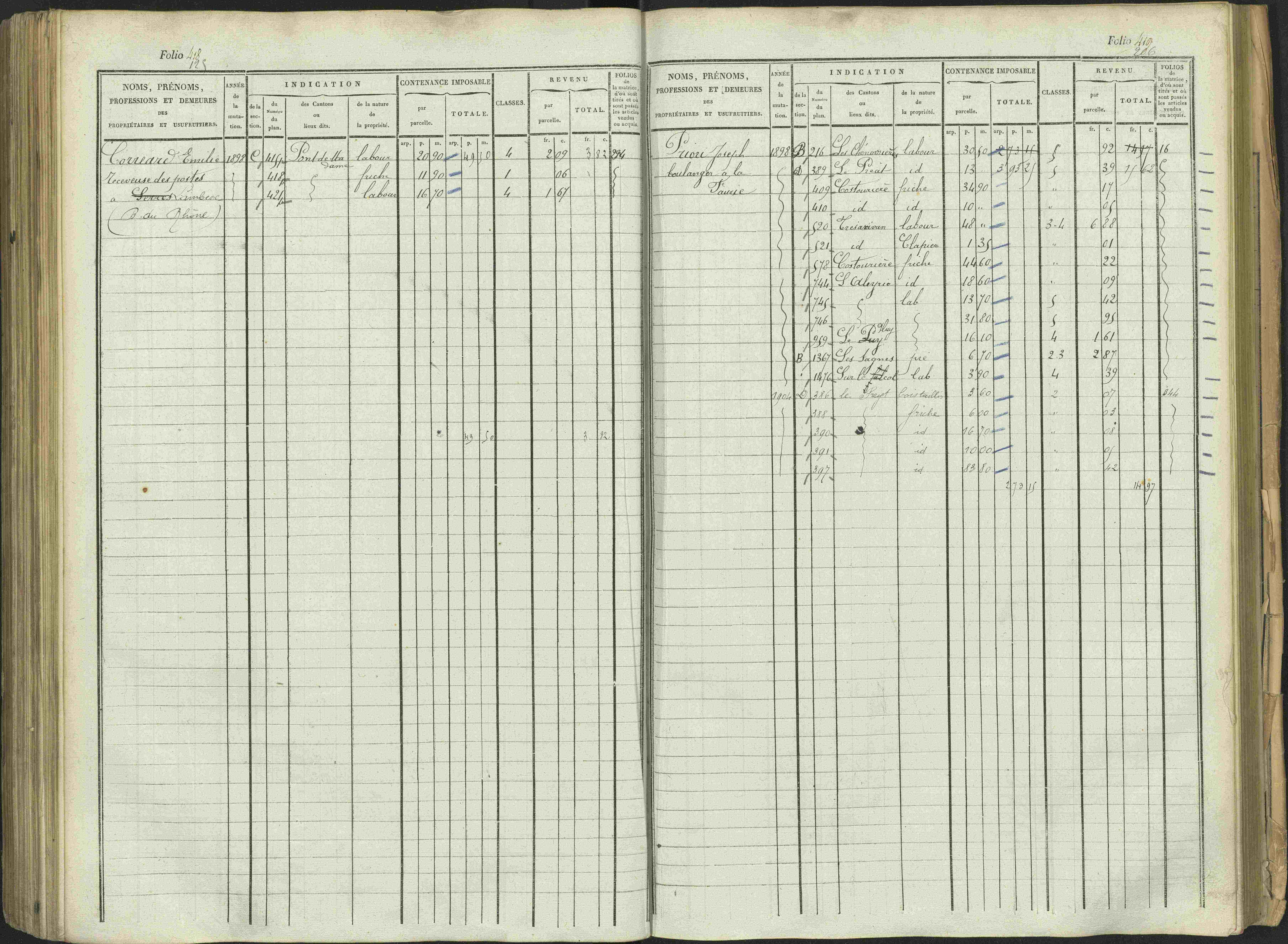 Aspres-sur-Buëch - 3 P 103/1 - 3 P 103/1 - Matrice. 