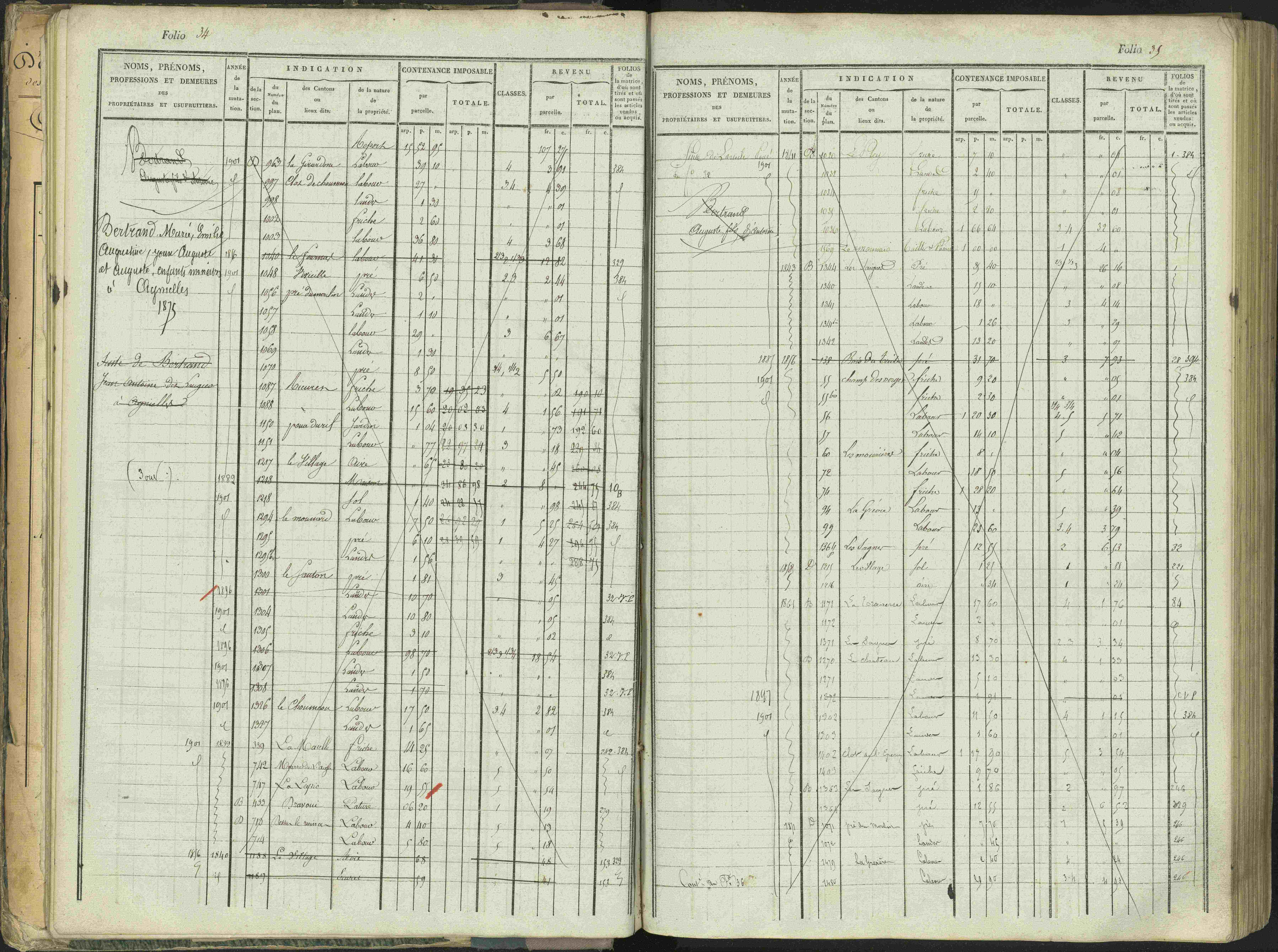 Aspres-sur-Buëch - 3 P 103/1 - 3 P 103/1 - Matrice. 