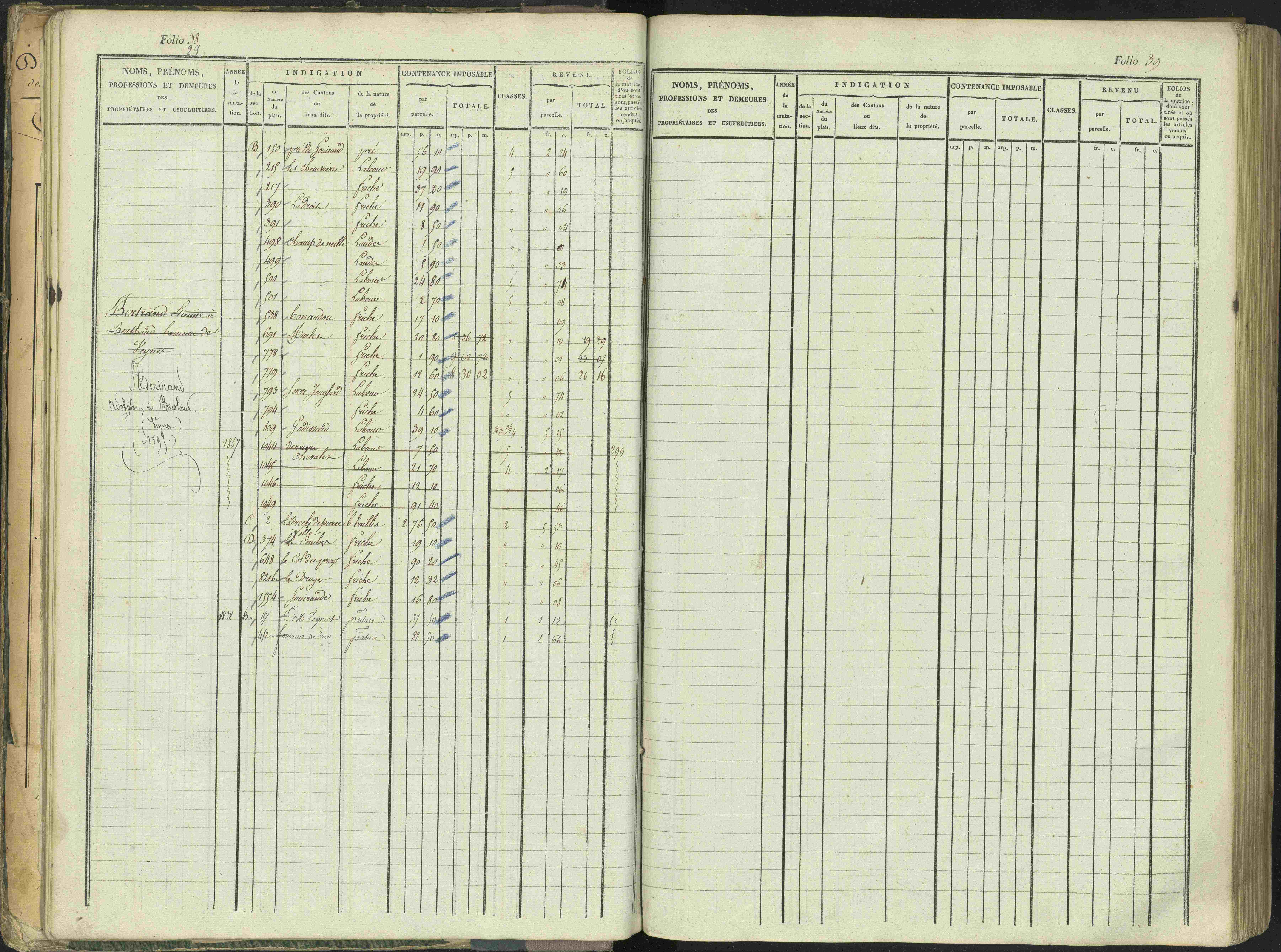 Aspres-sur-Buëch - 3 P 103/1 - 3 P 103/1 - Matrice. 