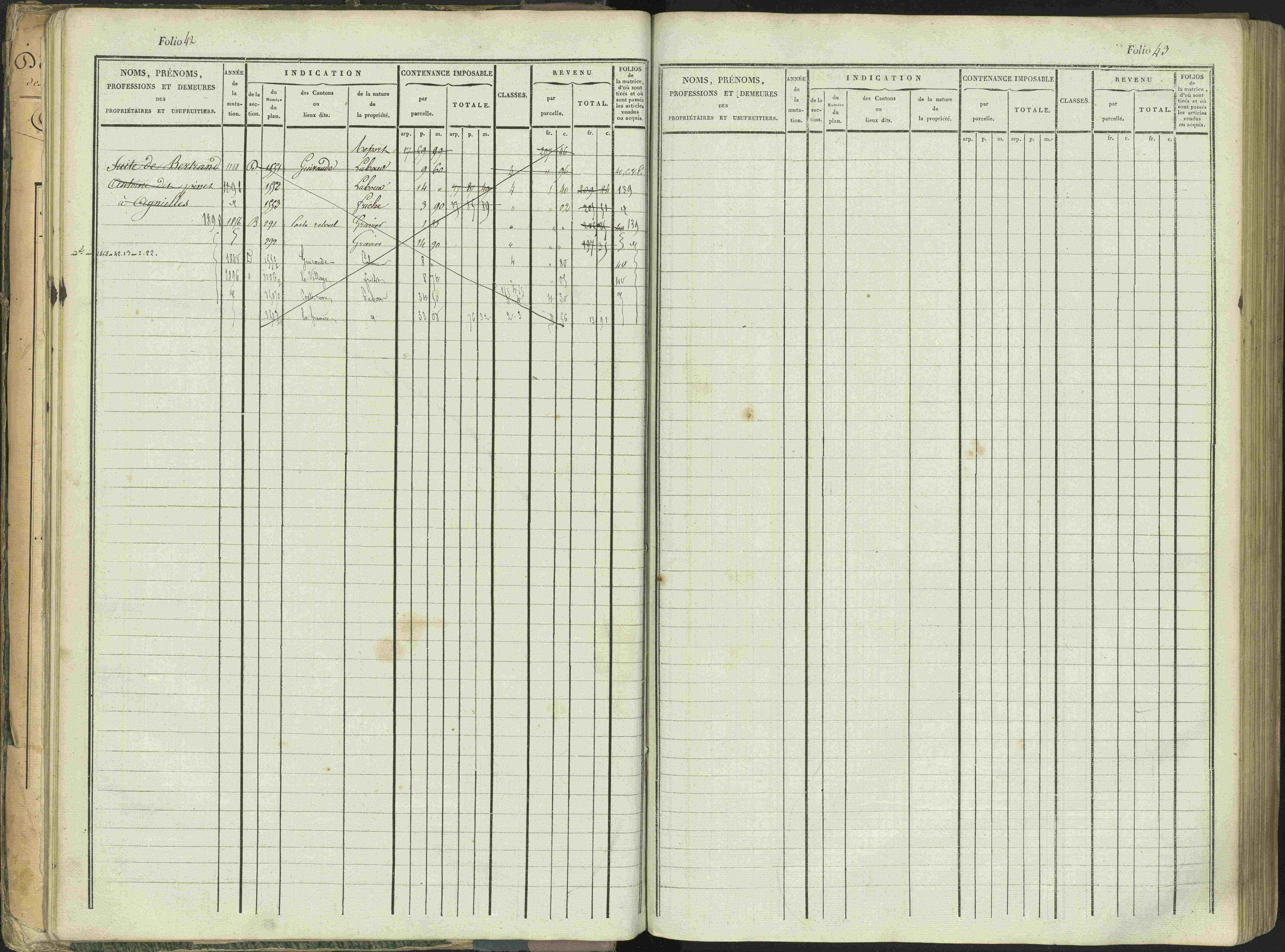 Aspres-sur-Buëch - 3 P 103/1 - 3 P 103/1 - Matrice. 