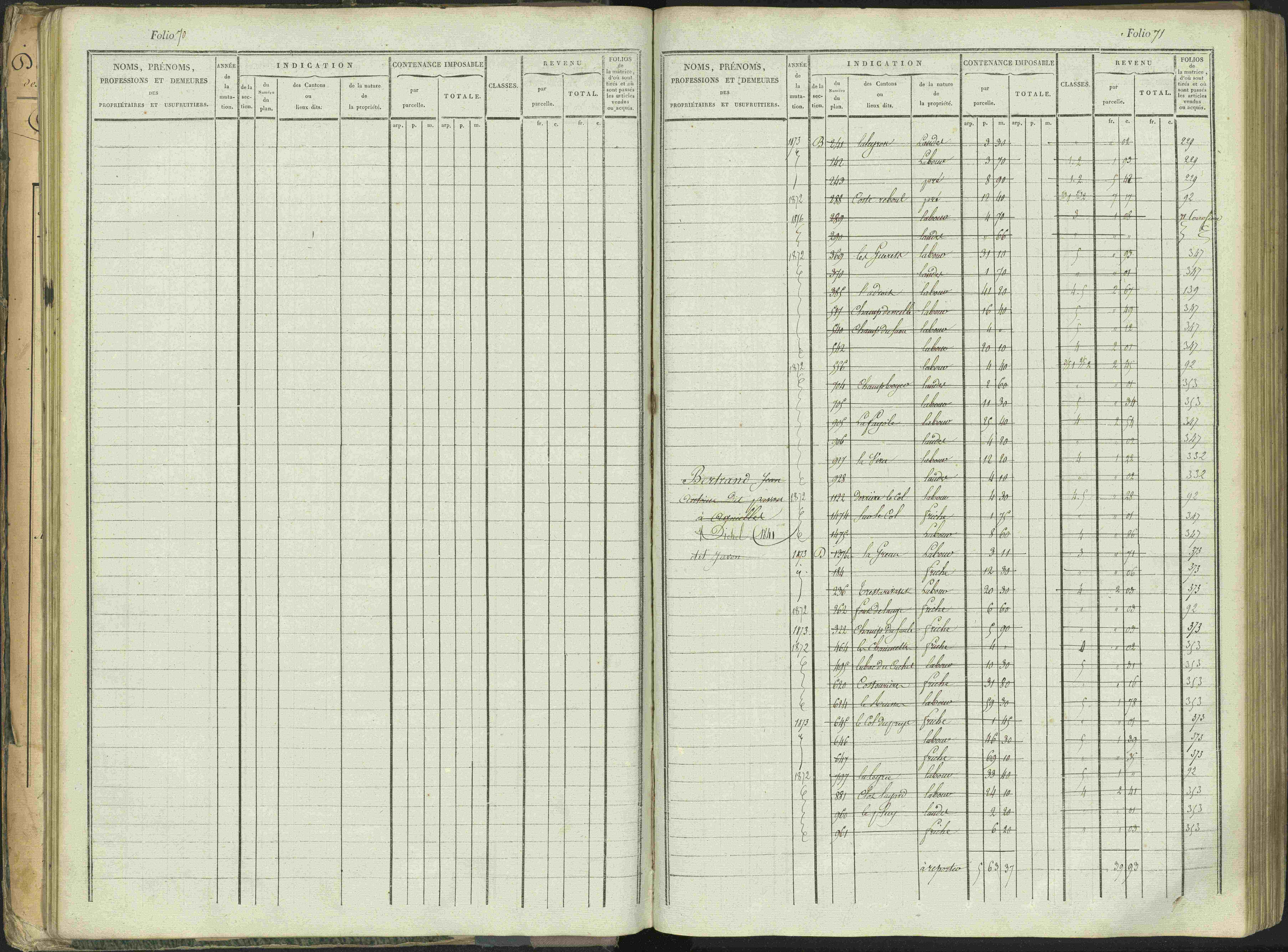 Aspres-sur-Buëch - 3 P 103/1 - 3 P 103/1 - Matrice. 