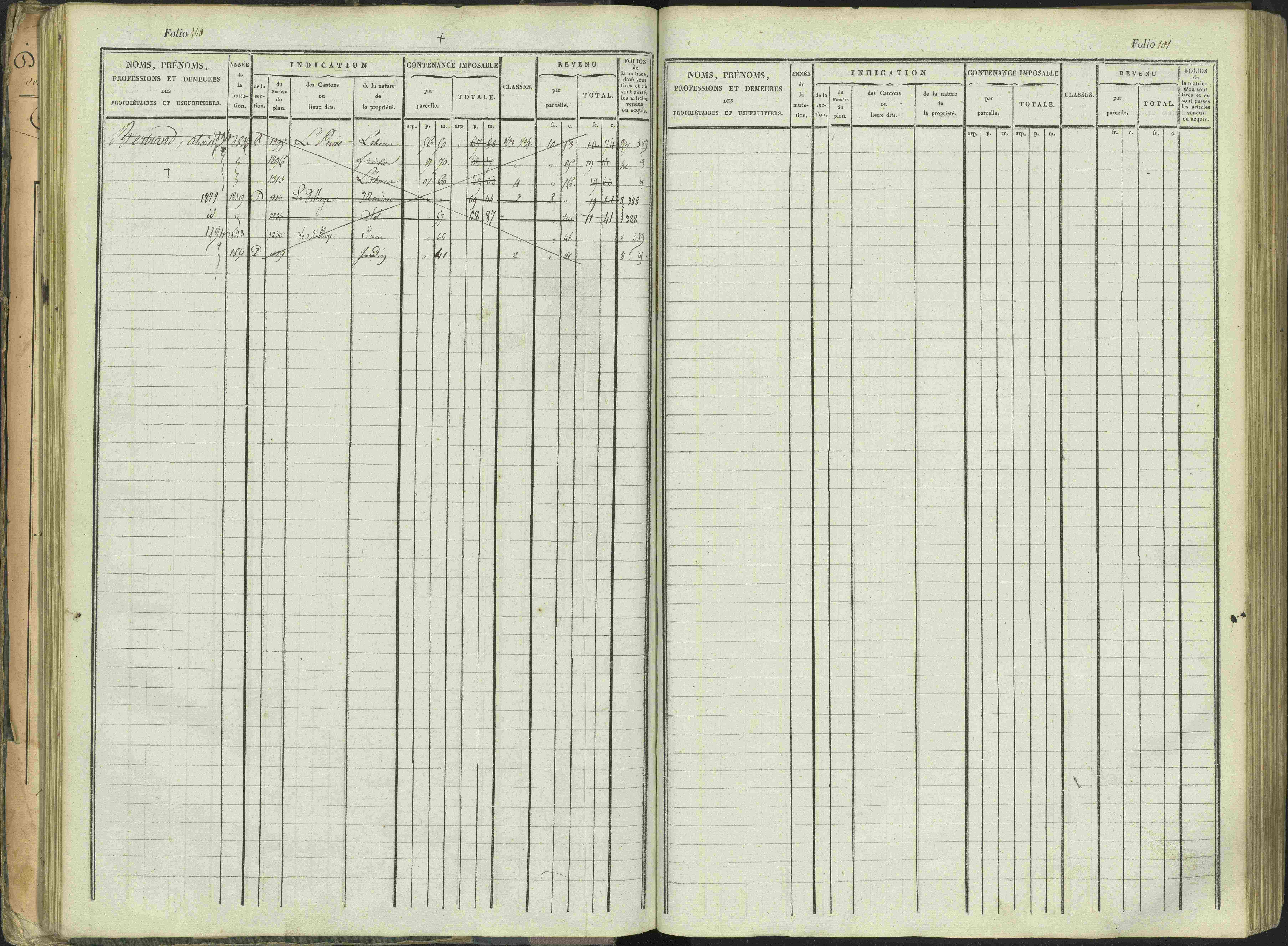 Aspres-sur-Buëch - 3 P 103/1 - 3 P 103/1 - Matrice. 